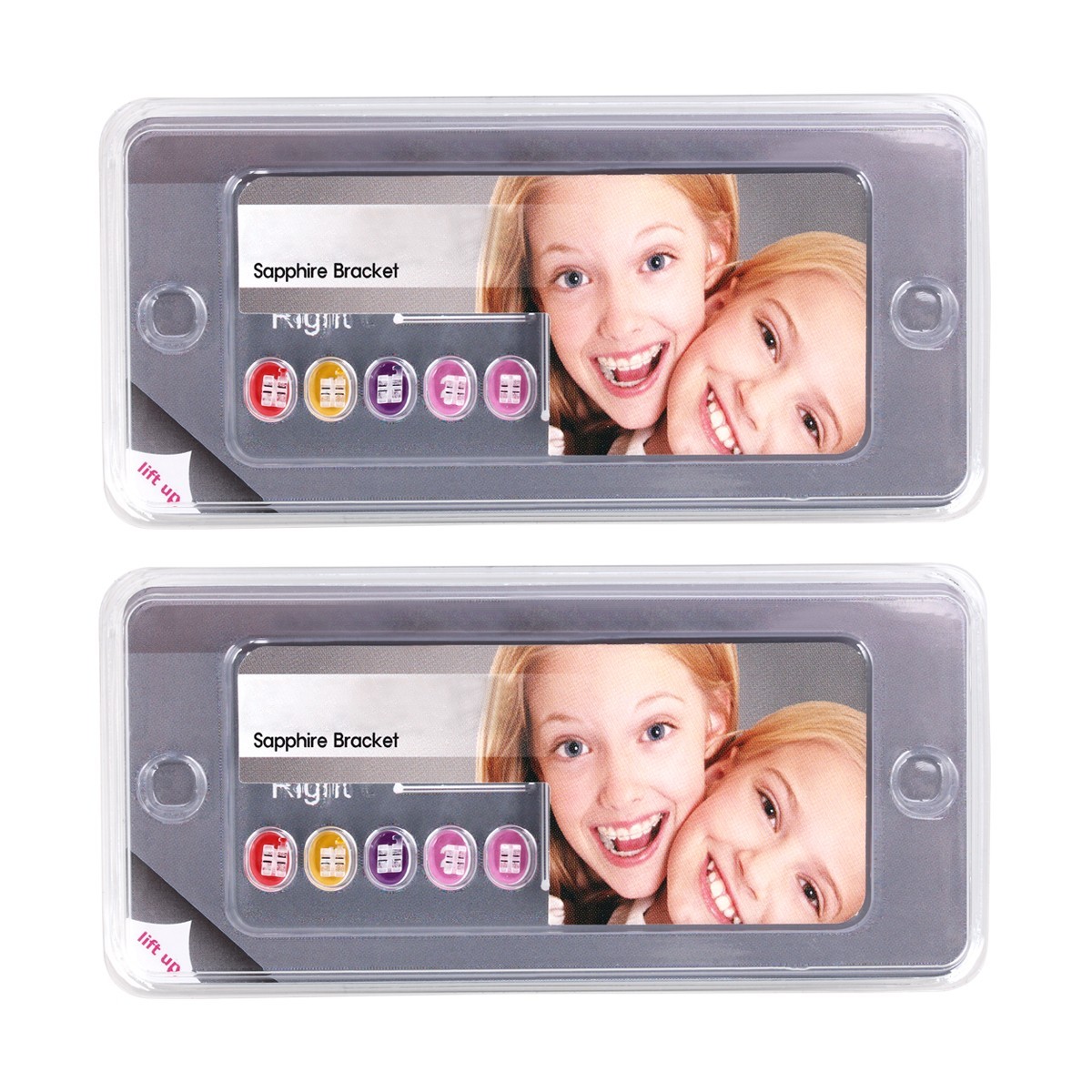 Soportes de Cerámica de Zafiro de Ortodoncia Dental Mini Roth 022, 3 4 5 Ganchos