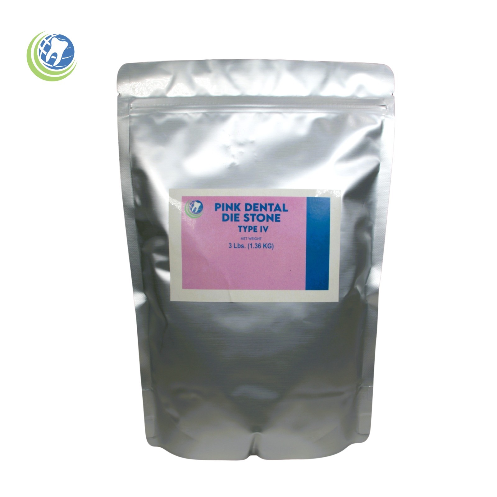 PINK DIE STONE TYPE IV ALL PURPOSE STRONG COMPOUND- NORMAL SETTING 3 Lb.