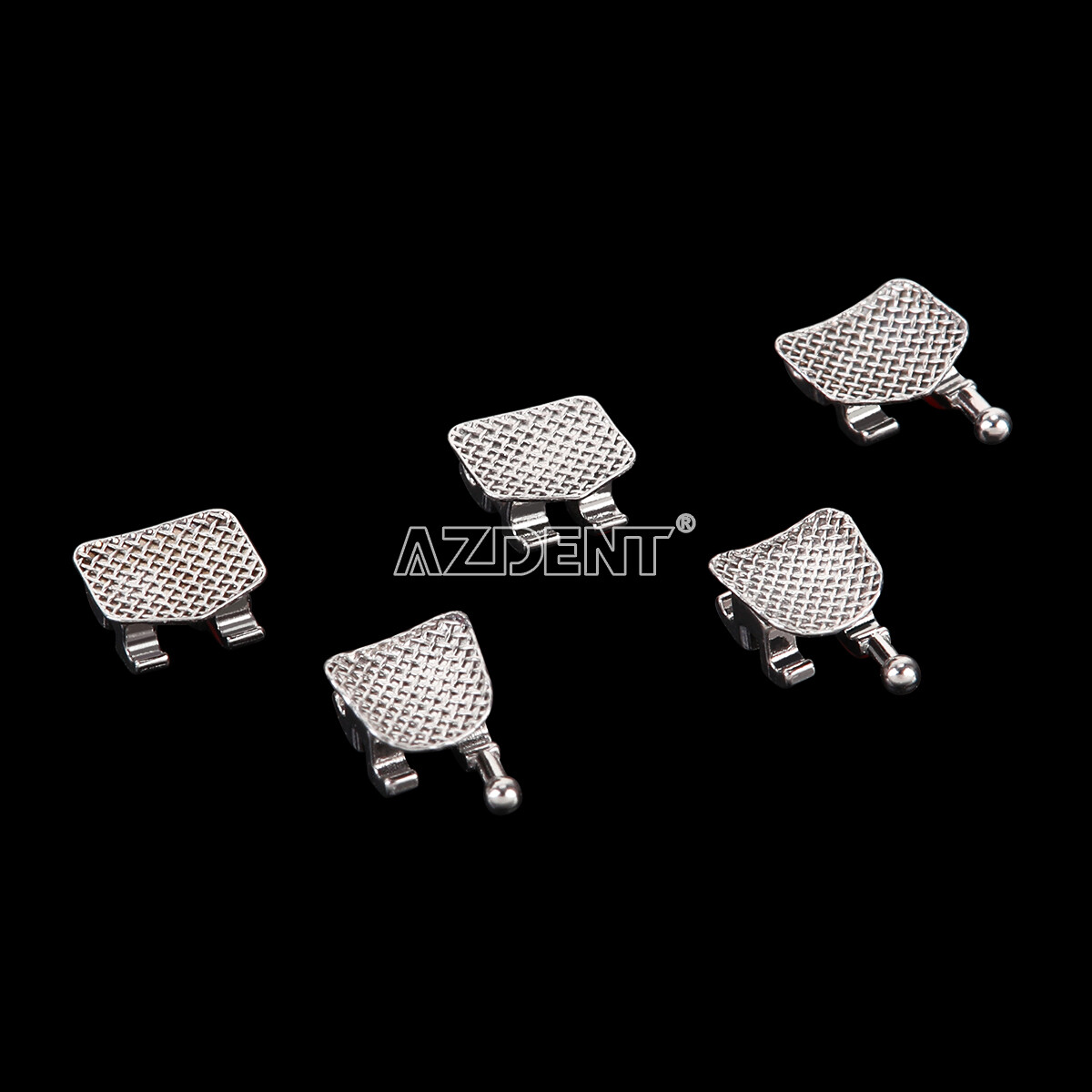 20pcs/bag Dental Ortho Brackets Standard/Mini MBT/Roth 018/022 Hook 3/345 AZDENT
