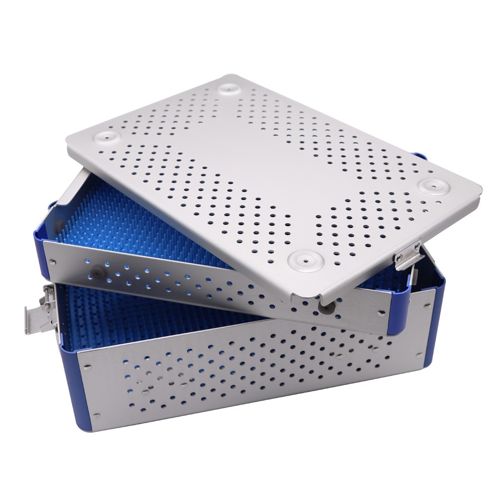 Double layer sterilization tray case box300*200*90mm surgical instrument NEW-USA