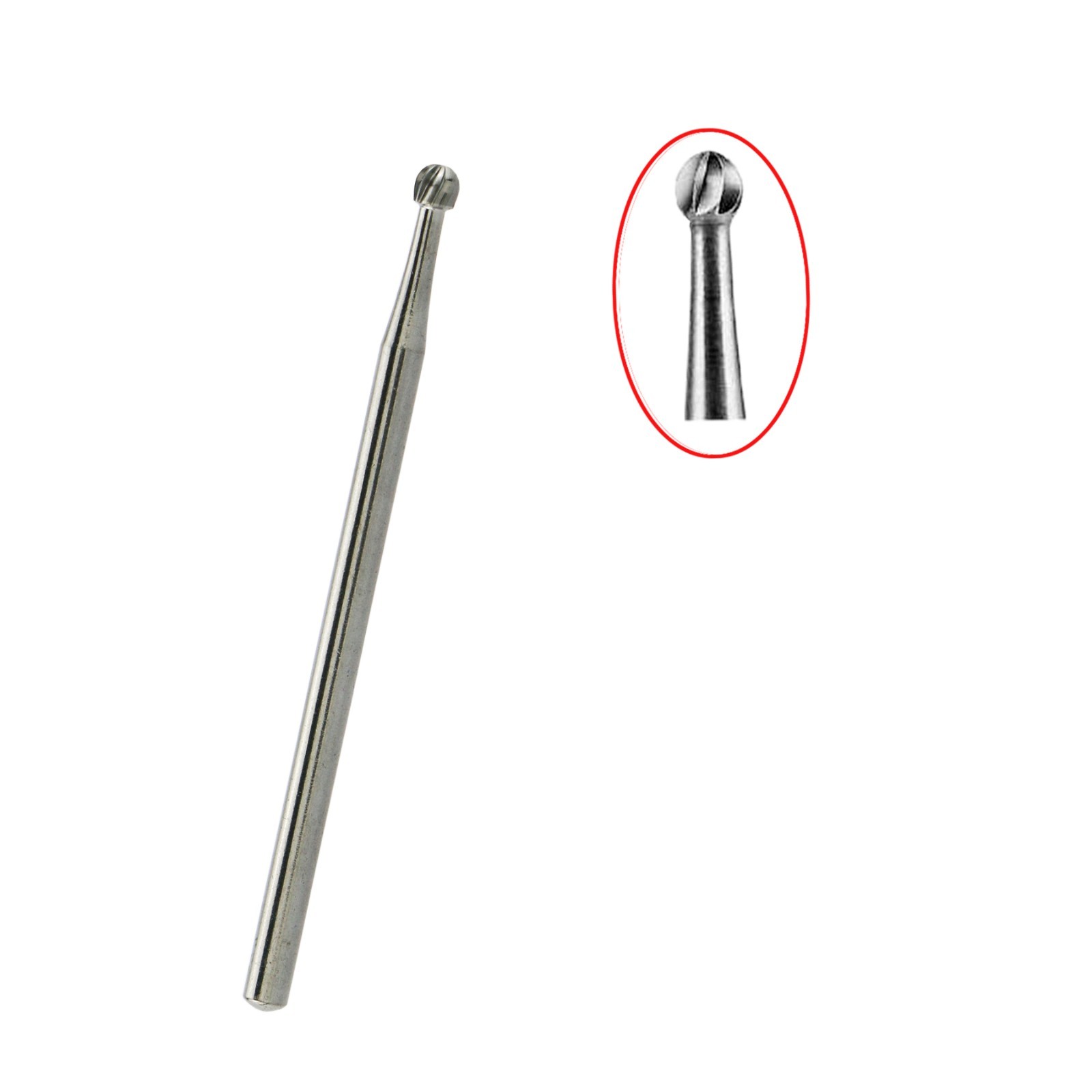 US WAVE Dental Bur Carbide HP8 Round Head For Low Speed Straight Handpiece 10Pcs