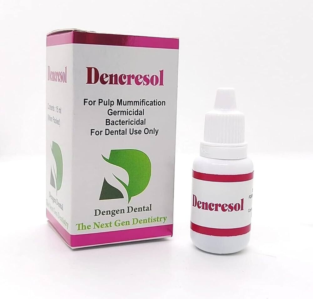 DenGen Dencresol Formocresol Dental Root Canal Pediatrics Pulp Devitalizer