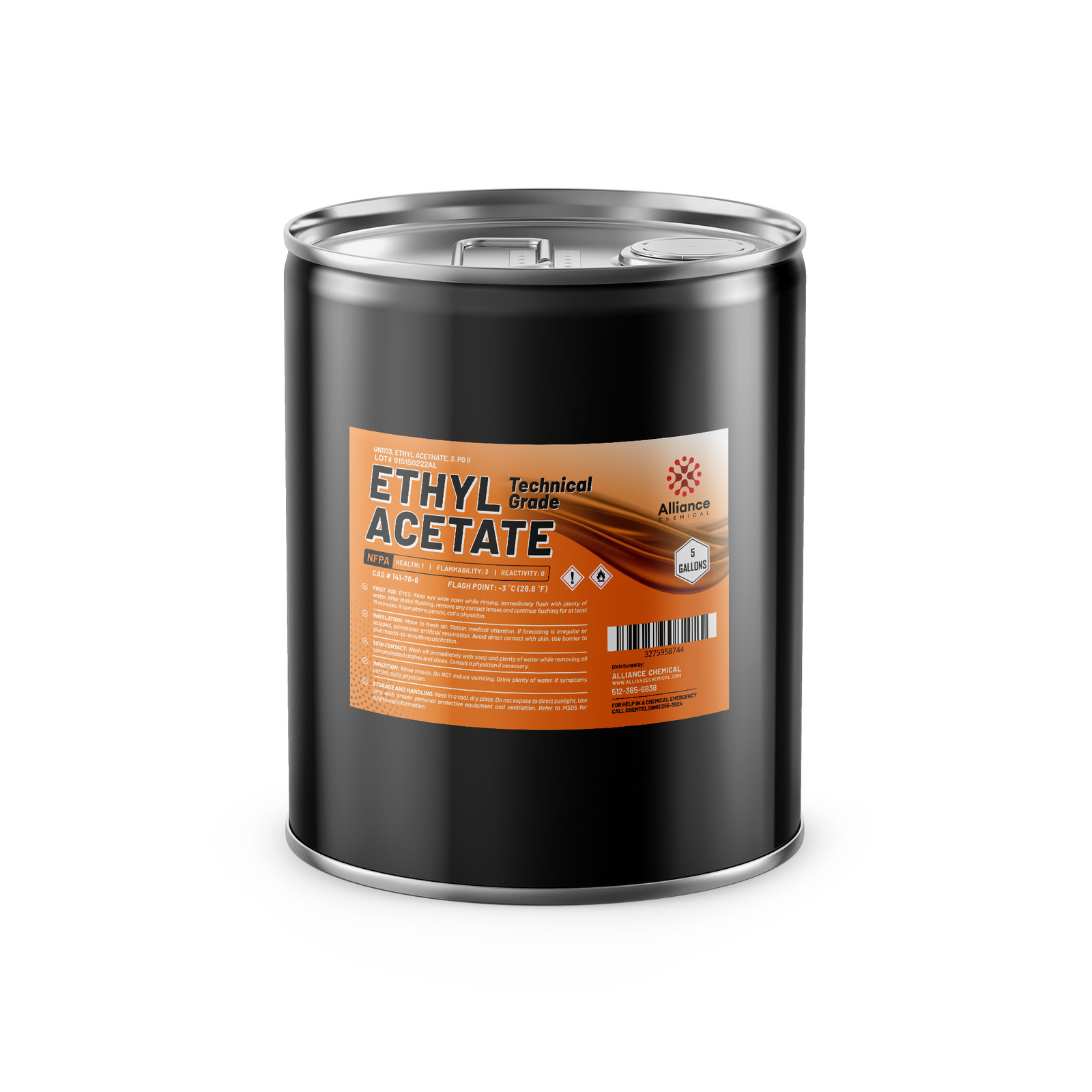 Alliance Chemical – Ethyl Acetate – 5 Gallon Pail