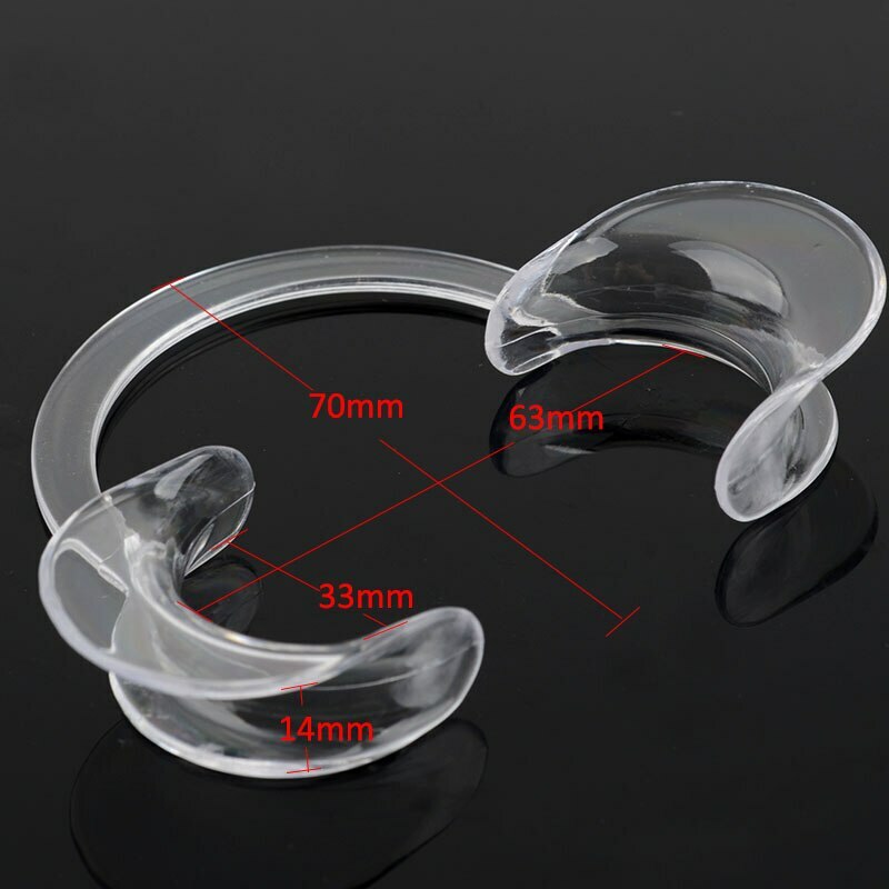 5Pcs Dental C-Shape Cheek Retractor Teeth Whitening Mouth Opener Mouth Spreader