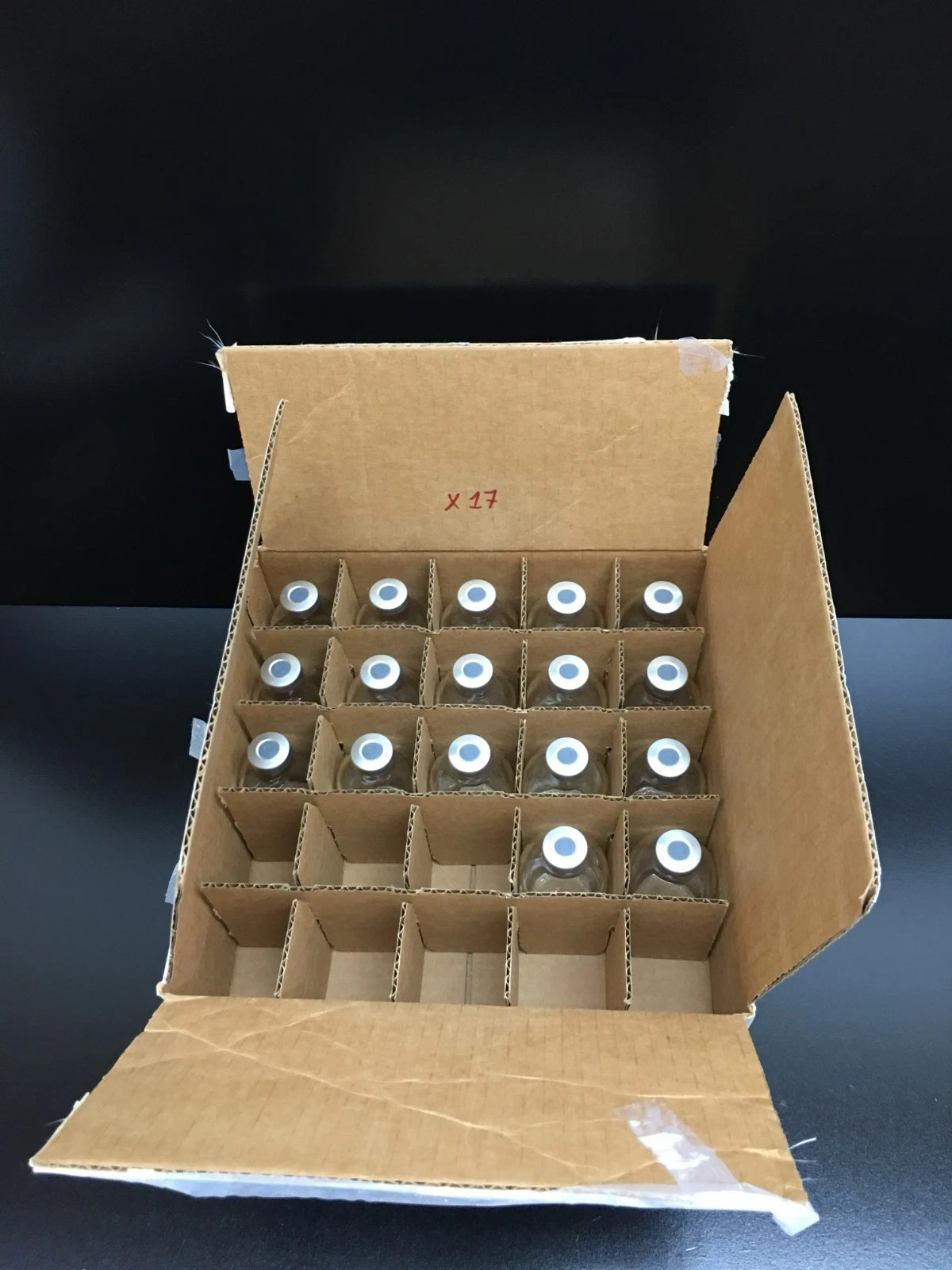 ALK Cat No SEV50 Sterile Empty Vials 50mL-20mm Lot 17 Pieces