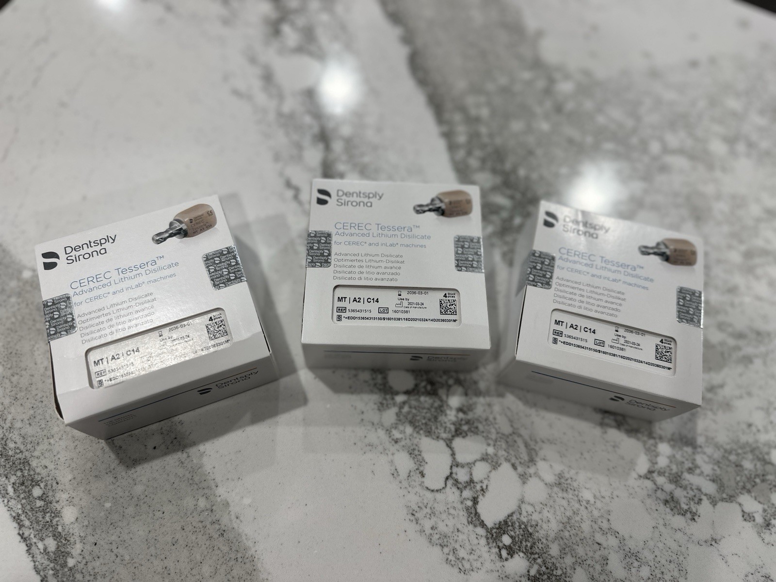 CEREC Dentsply Sirona Tessera – MT A2 / C14 – 4 Milling Blocks
