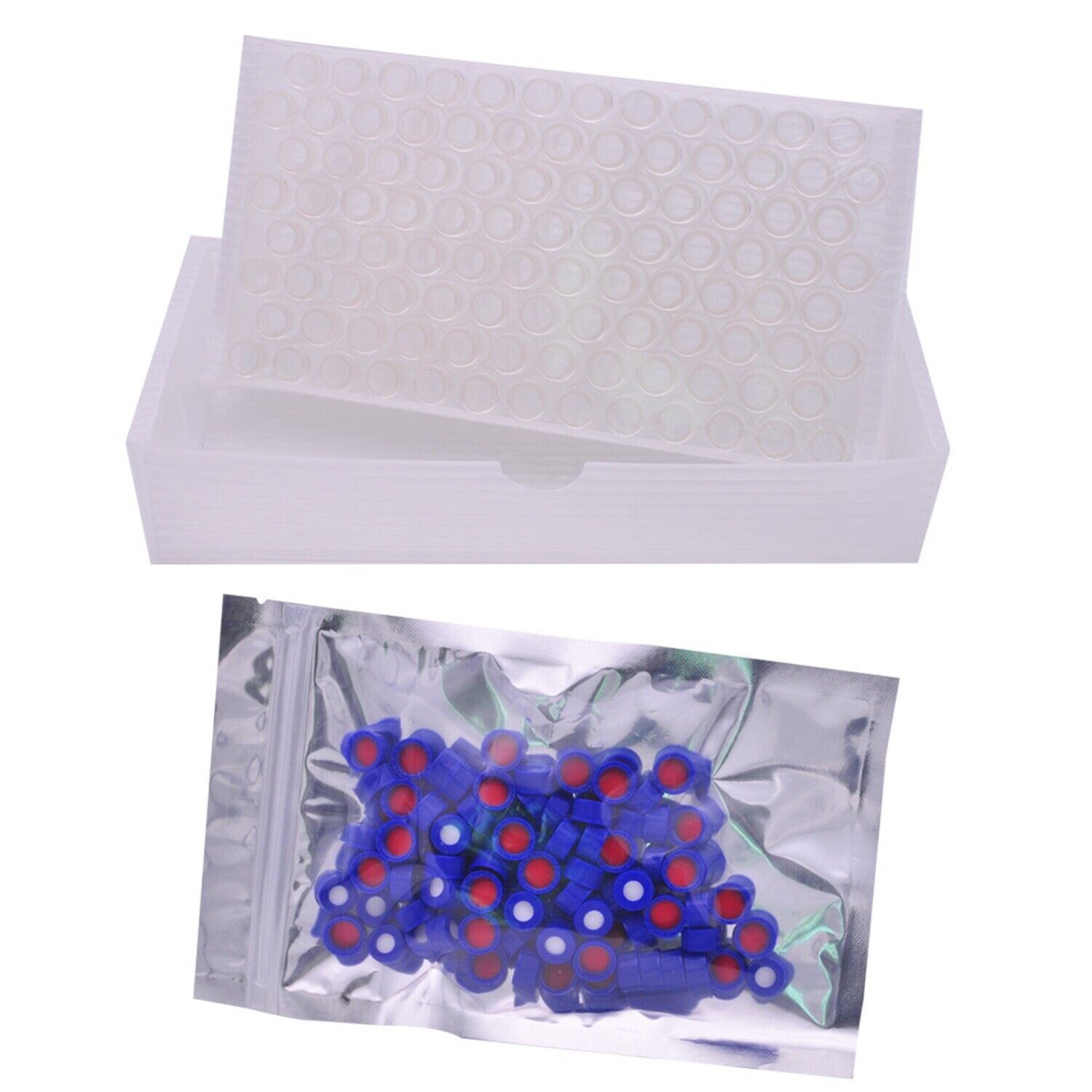 1000x 2mL HPLC Vials 9mm Screw Caps +Sterile PES 0.22μm 33mm Syringe Filters LAB