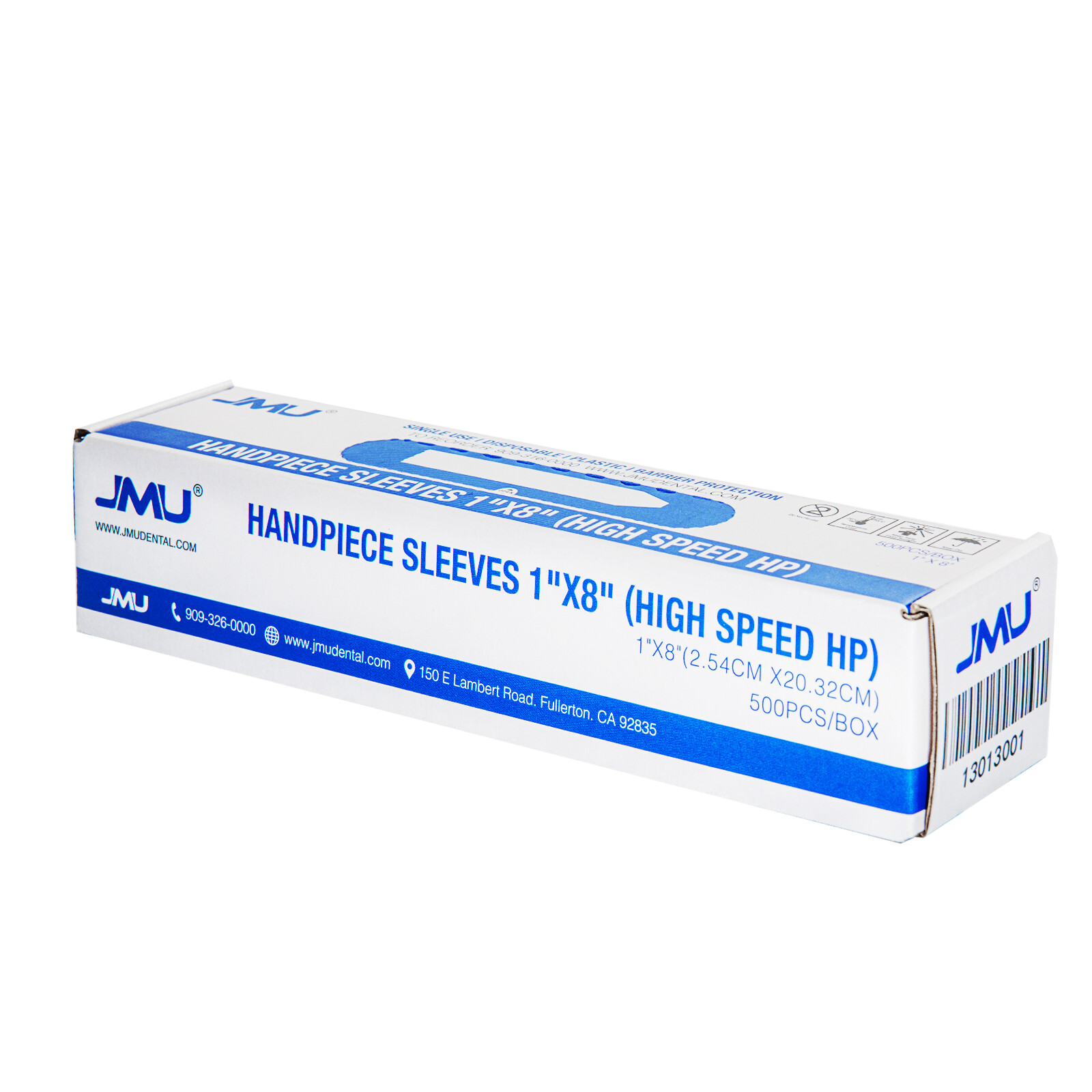 500PCS JMU Plastic Dental Handpiece Cover High Speed Sleeves Sheath 1”X8”
