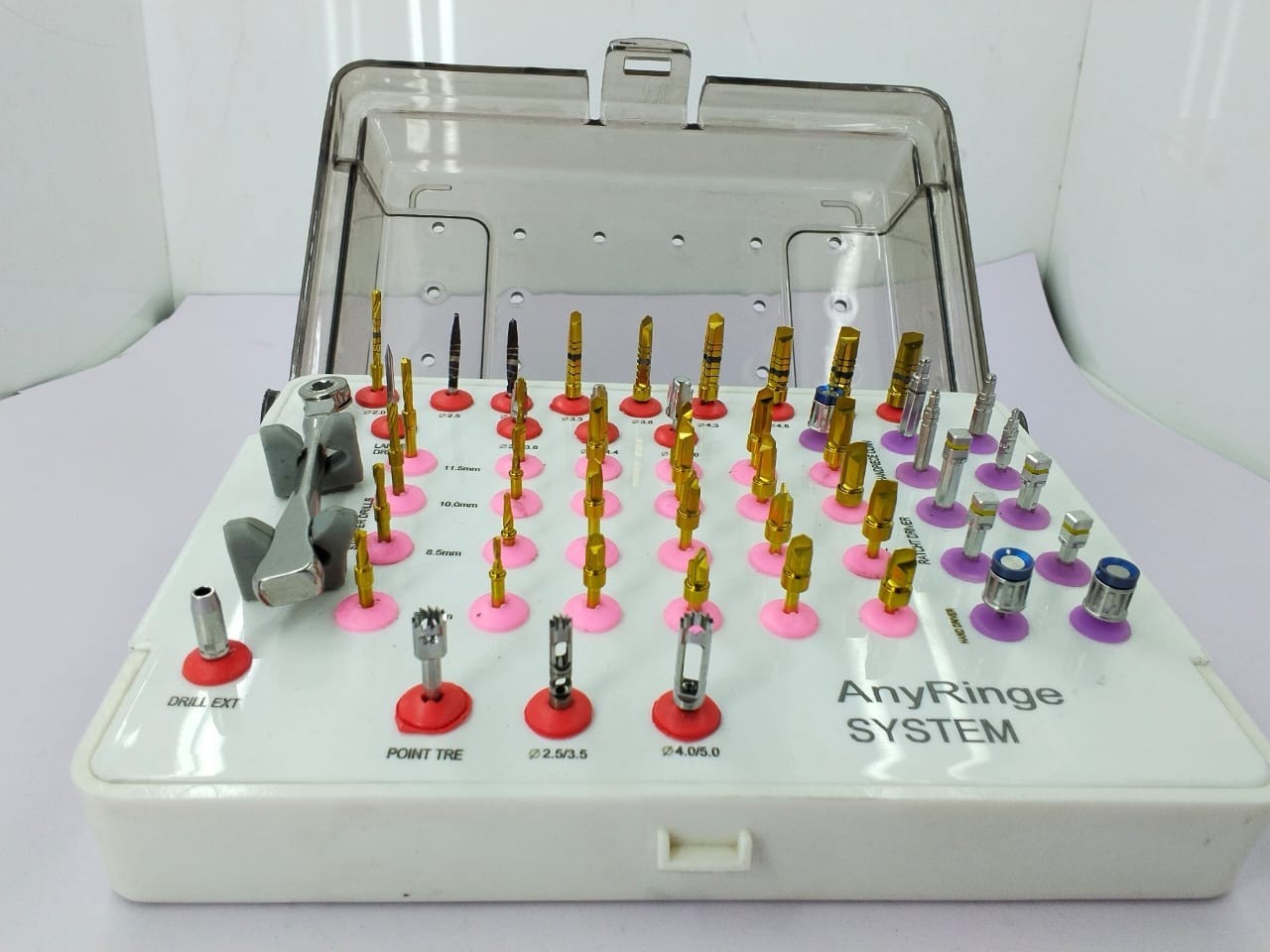 AnyRidge Dental Implant Surgical Kit Implantology Instrument Set Oral Surgery To