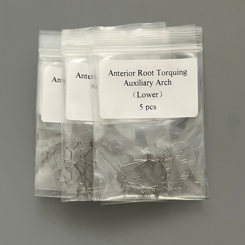 Dental Orthodontic Anterior Root Torquing Auxiliary Arch For Lower 5Pcs/Pack