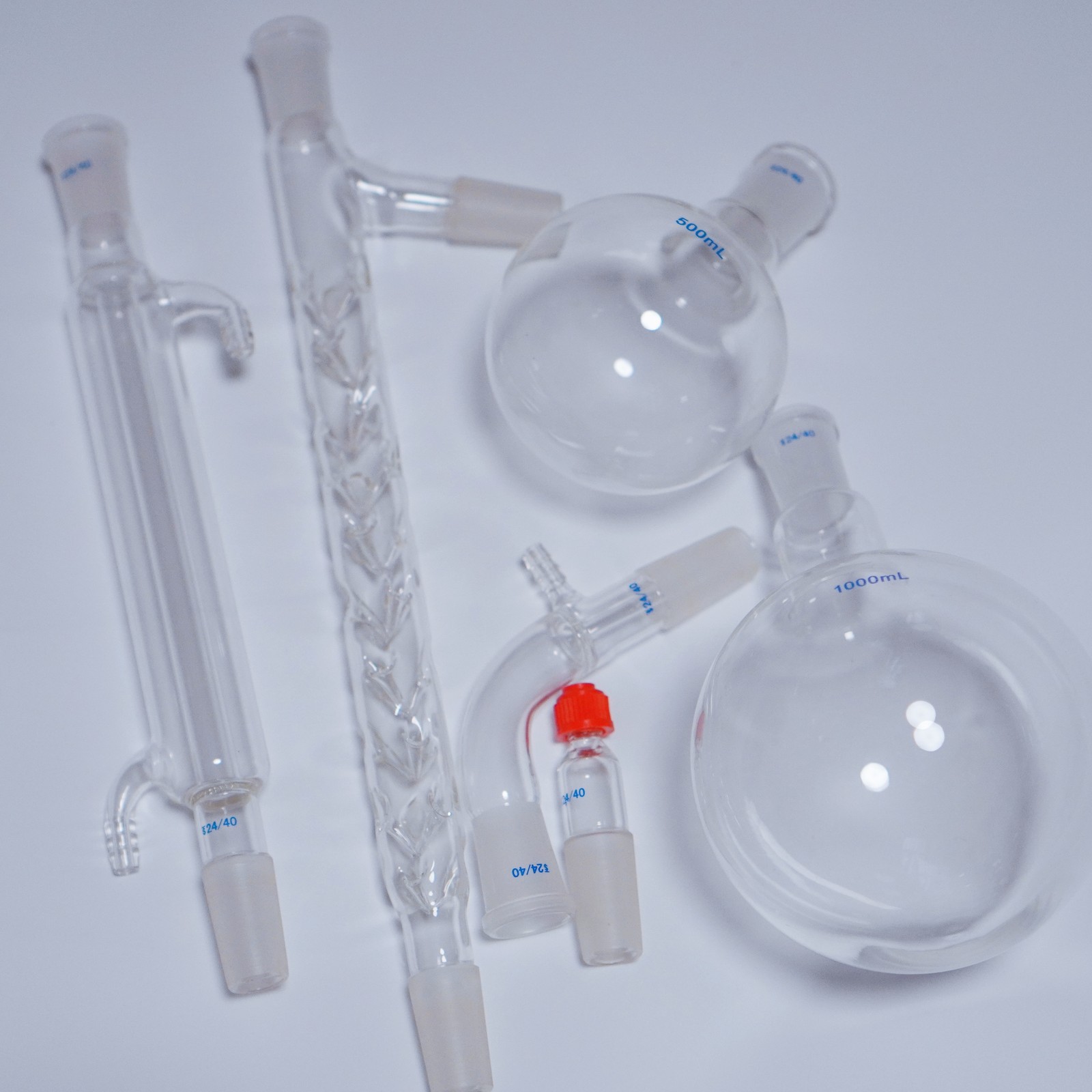 Lab Glass distillation kit & apparatus lab glassware supplier 24/40 joints
