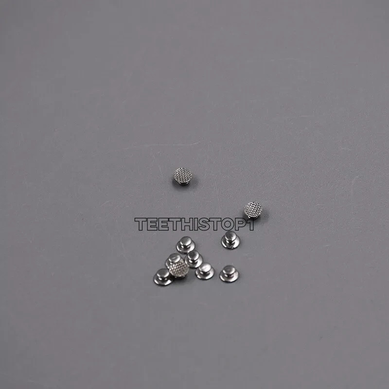 50 Pcs Dental Supplies Orthodontic Ortho Lingual Buttons for Bondable Round Base