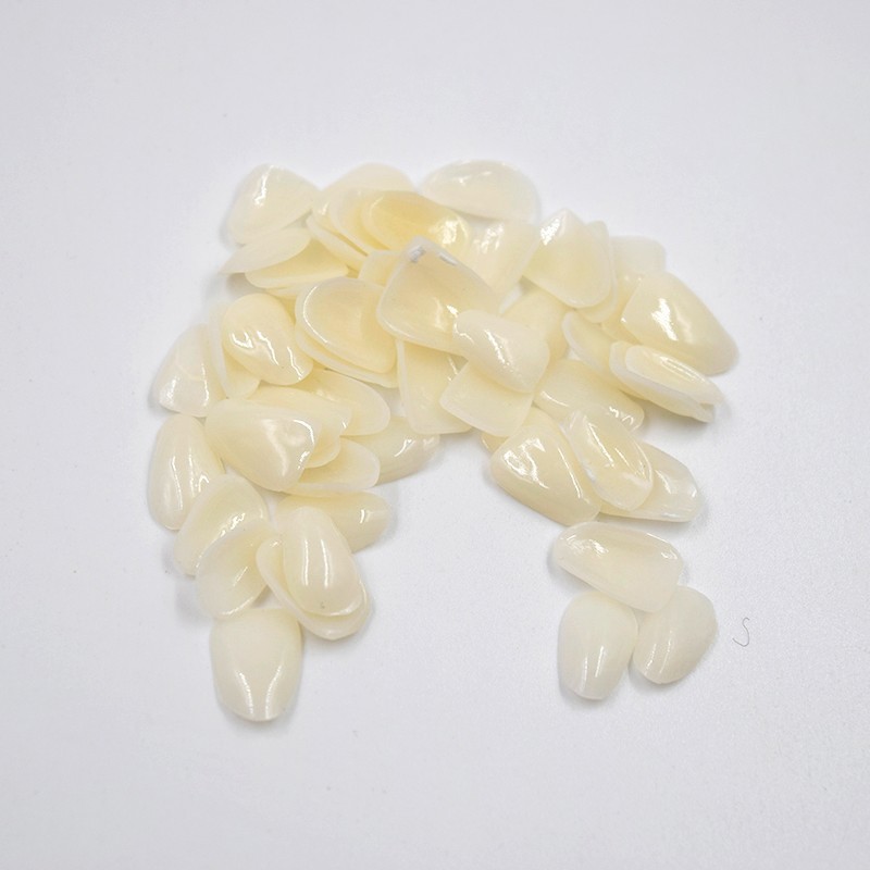 50Pcs/Pack Dental Anterior Molar Veneers Patch Porcelain Film Temporary Crown