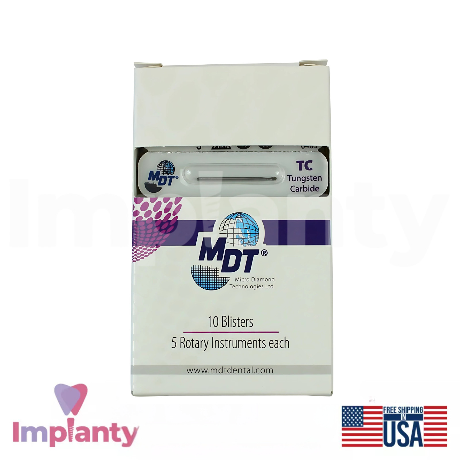 MDT Round FG Surg1caI Carbide Dental Burs Efficient Shaping Preparation Tool
