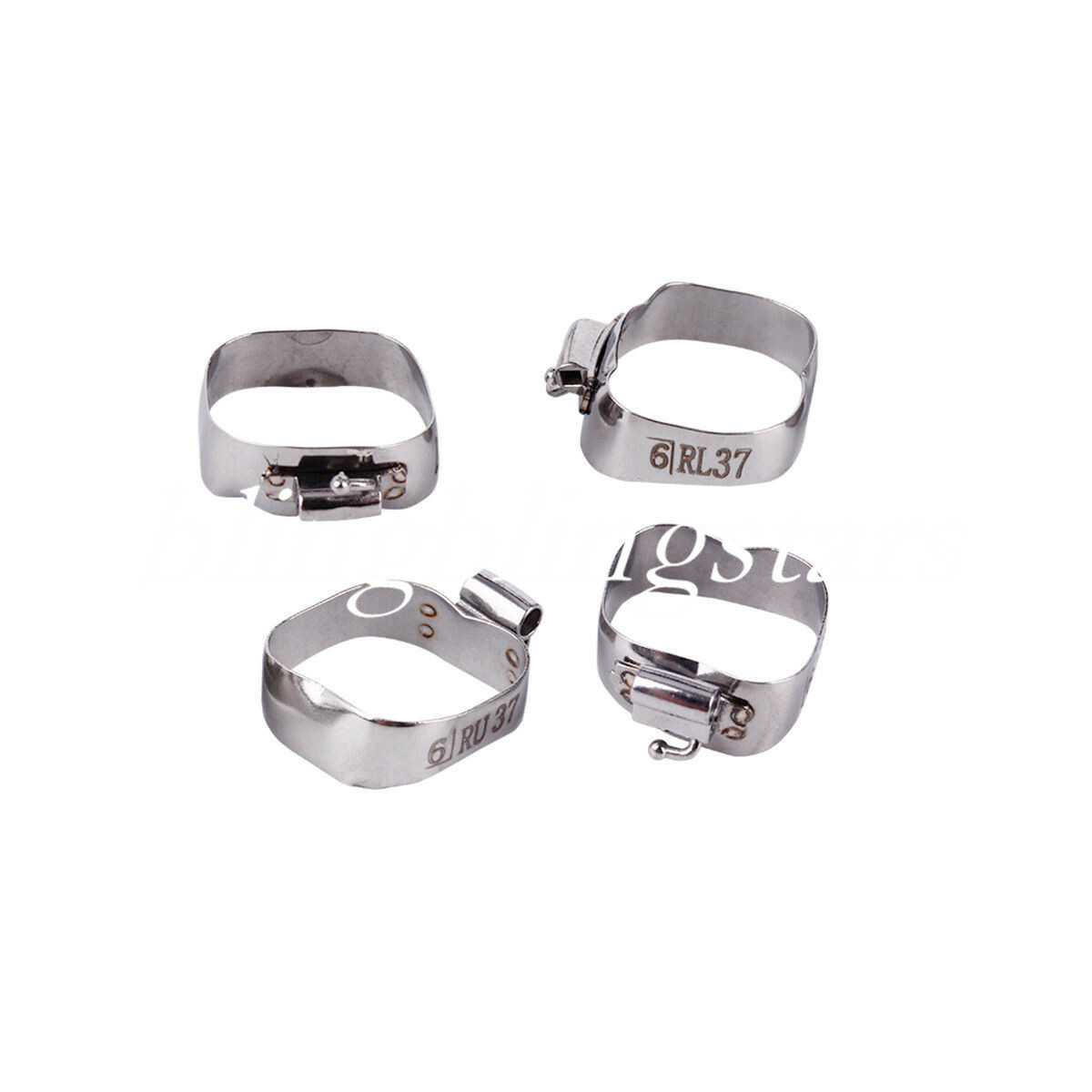 1 Pack 4 Pcs Dental Orthodontic Prewelded Band Roth 022 1st Molar #29-#43+ U2/L1