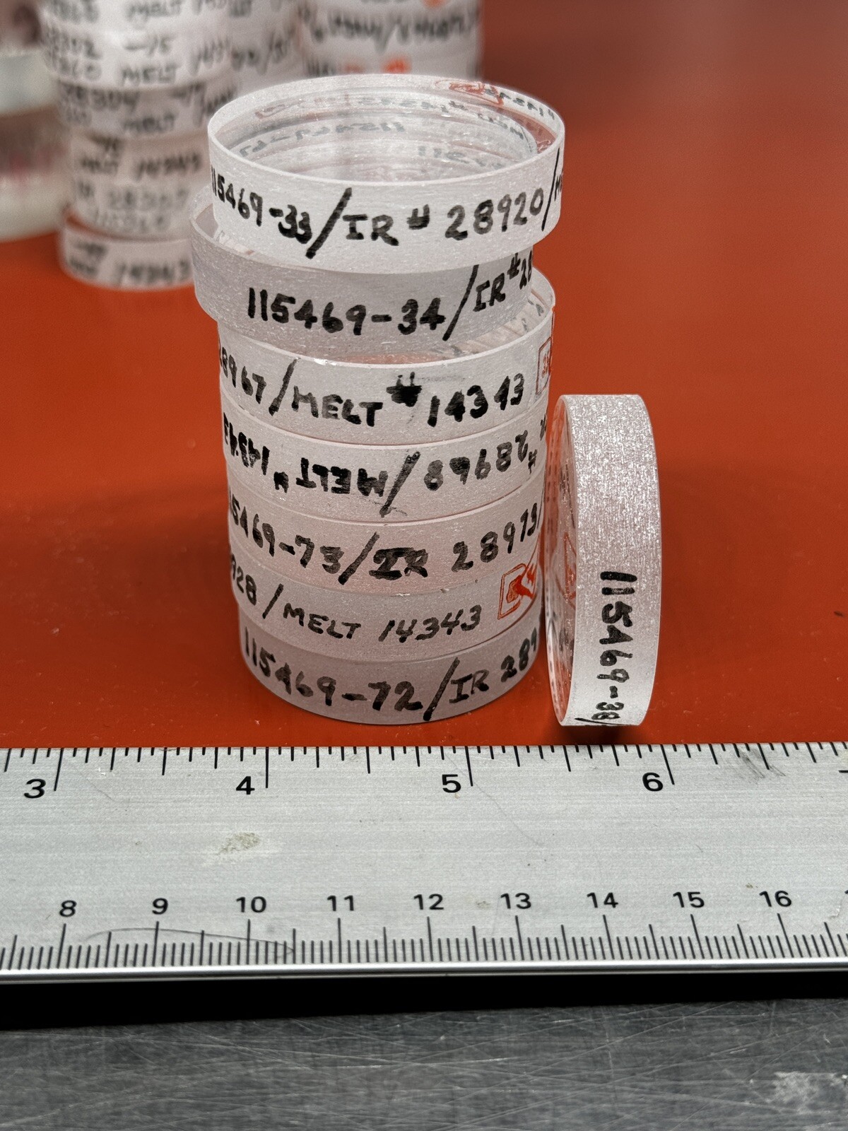 44 pcs NASA Optical Glass, BK-7/Pyrex, Assorted Sizes, Uncoated
