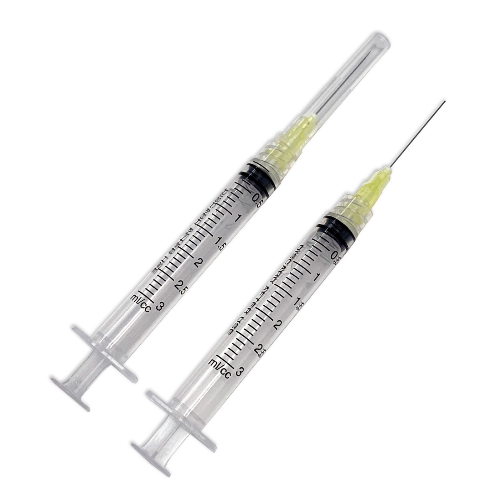 Dental Irrigation Syringes & Tips, 3 cc 27 Gauge – 27G, (Box of 100)