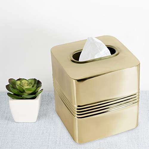 Nu Steel Boutique Tissue Coverpart Of Our Jewel Bathroom Accessory Set