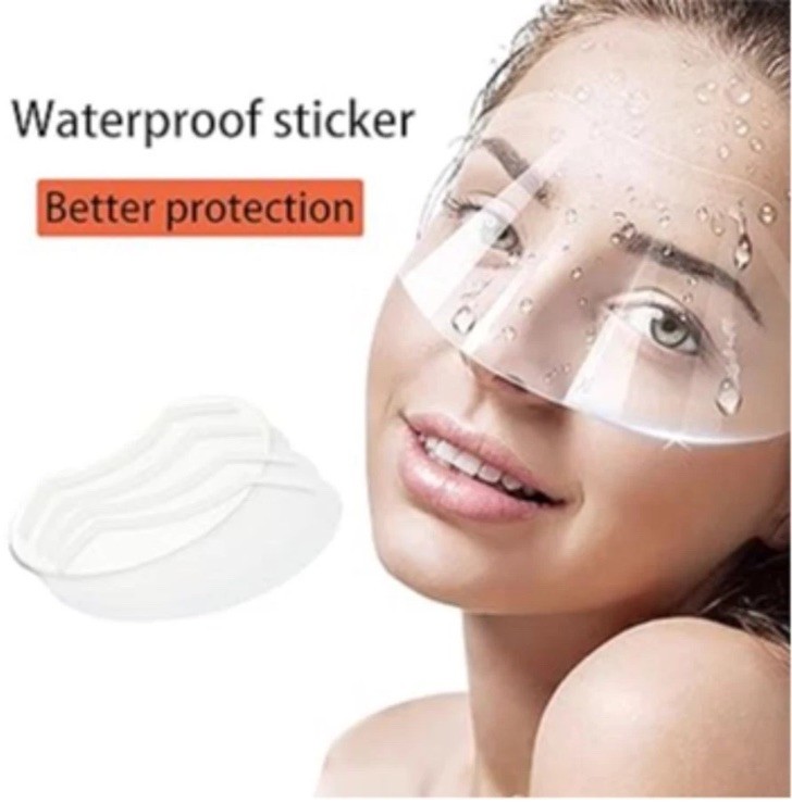 100 Disposable Face Shields – Perfect for Microblading & Eyelash Extension