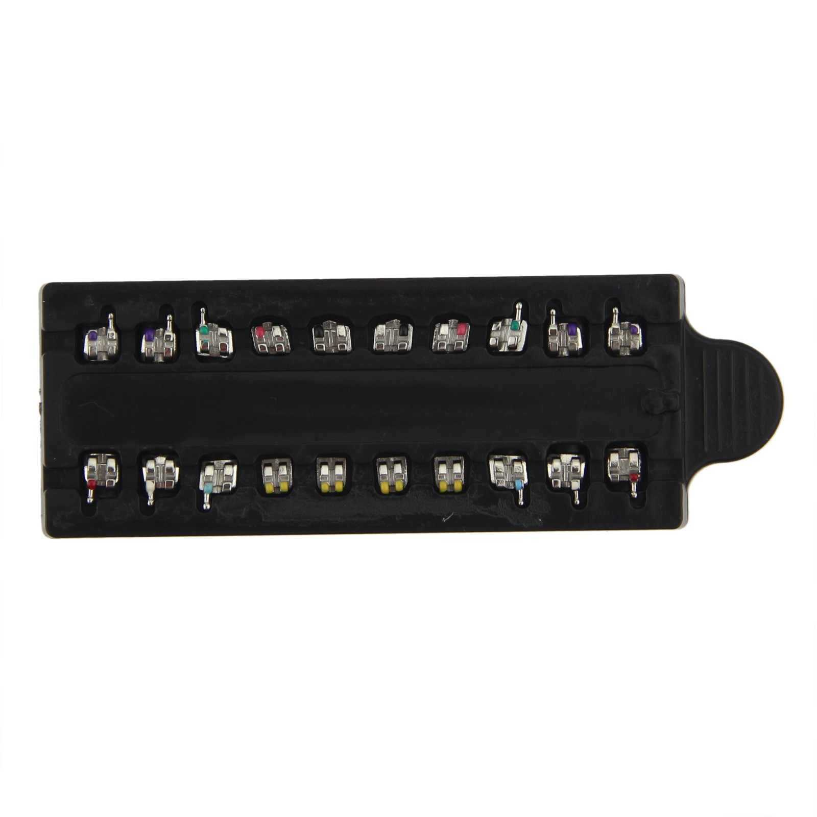 Dental Metal Brackets Orthodontic MIM MINI Brace Roth 022 345 Hooks MBT 018 OC