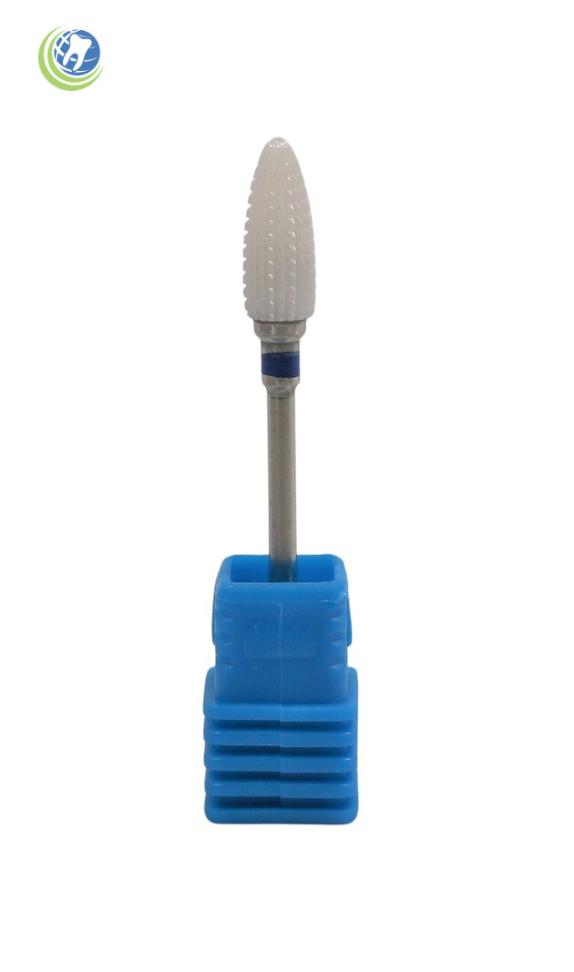 Dental Lab Solid White Zirconia Ceramic Bur Micromotor HP Cutter Polish SE-Z8B