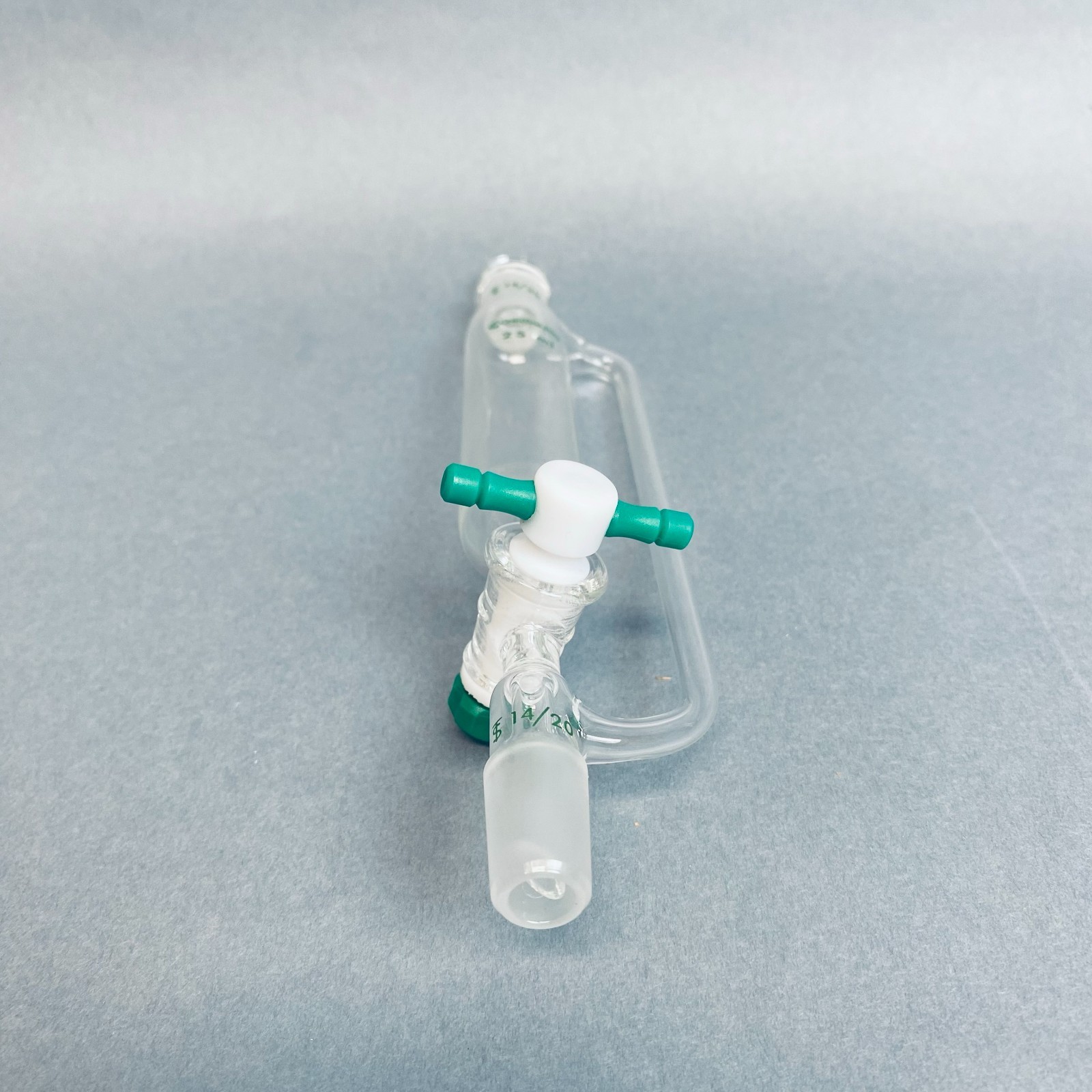 Chemglass Addition Funnel 25 ml 14/20 Joint PTFE Stopcock with Stopper