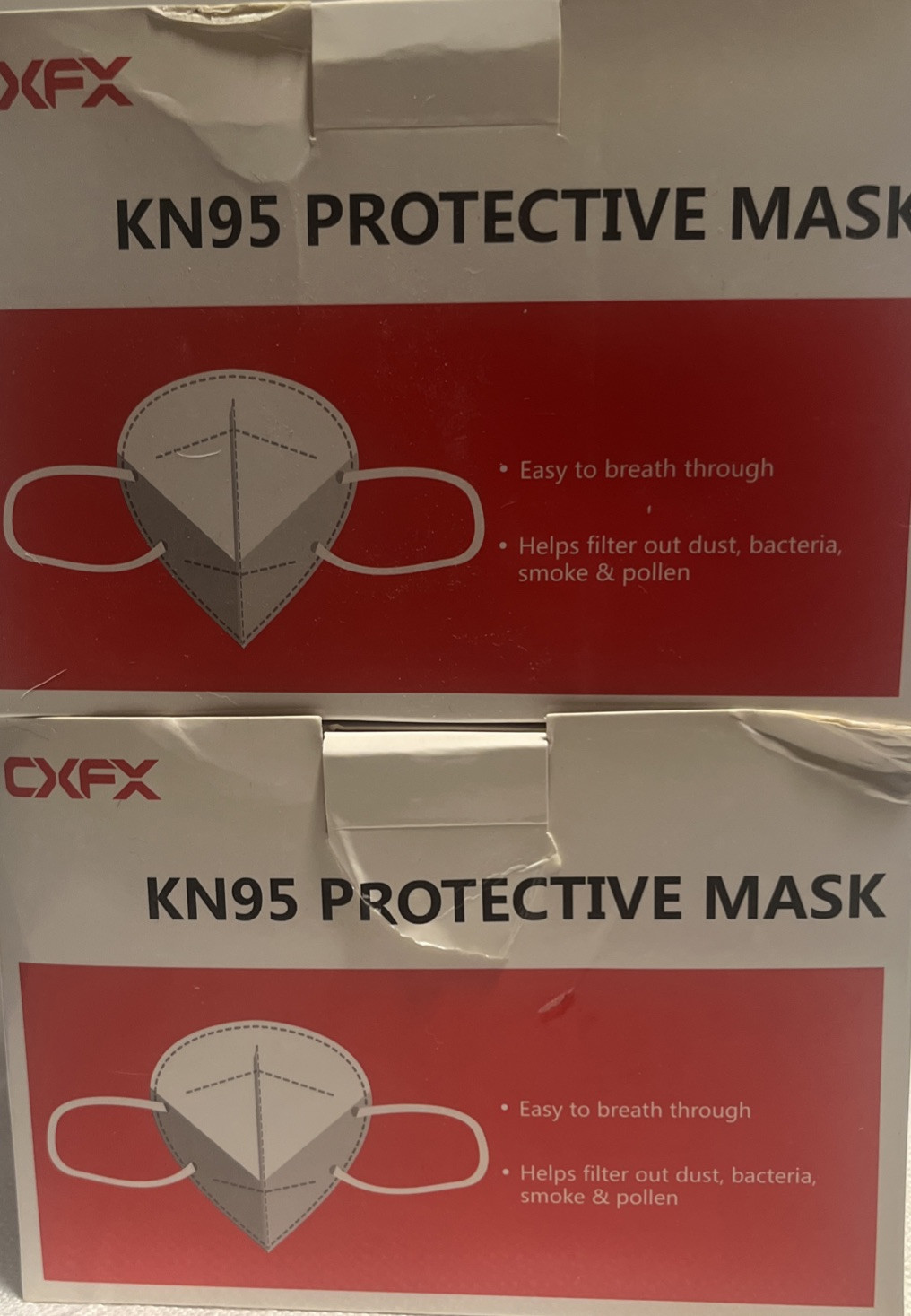 2 Boxes (30ct each) CXFX 30 KN95 Protective 5 Layer Face Mask Disposable