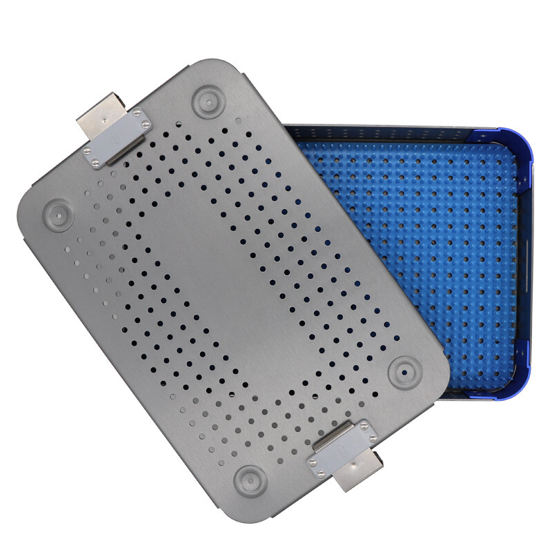 Universal Sterilization Tray Box Aluminium Alloy Case Surgical Instrument US