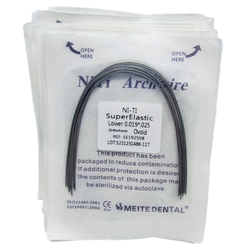 Dental Orthodontic Super Elastic Niti Round/Rectangular Arcos Arch Wires Ovoid