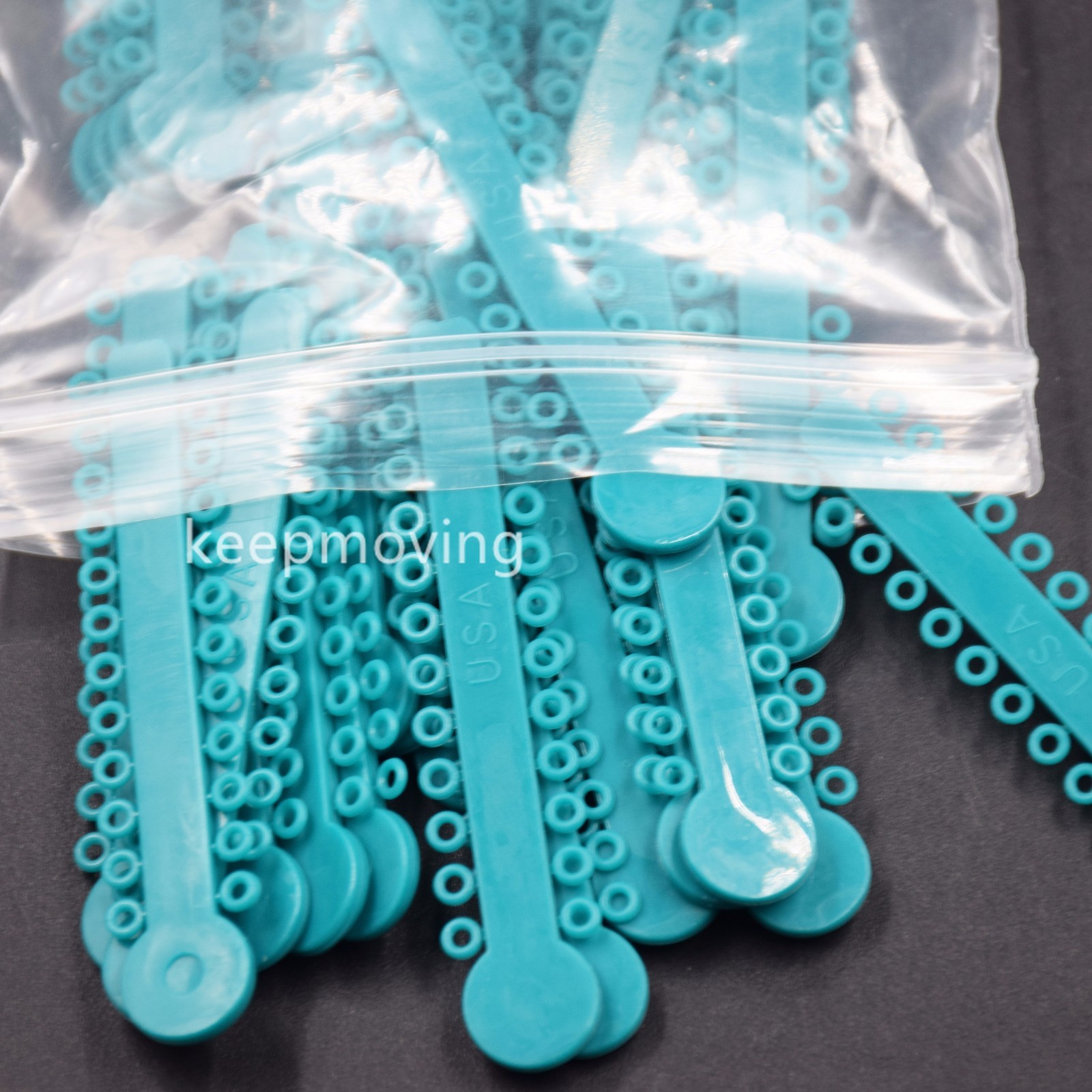 1040 Dental Orthodontic Ligature Ties Elastic Rubber Band Elastomeric Ligaduras