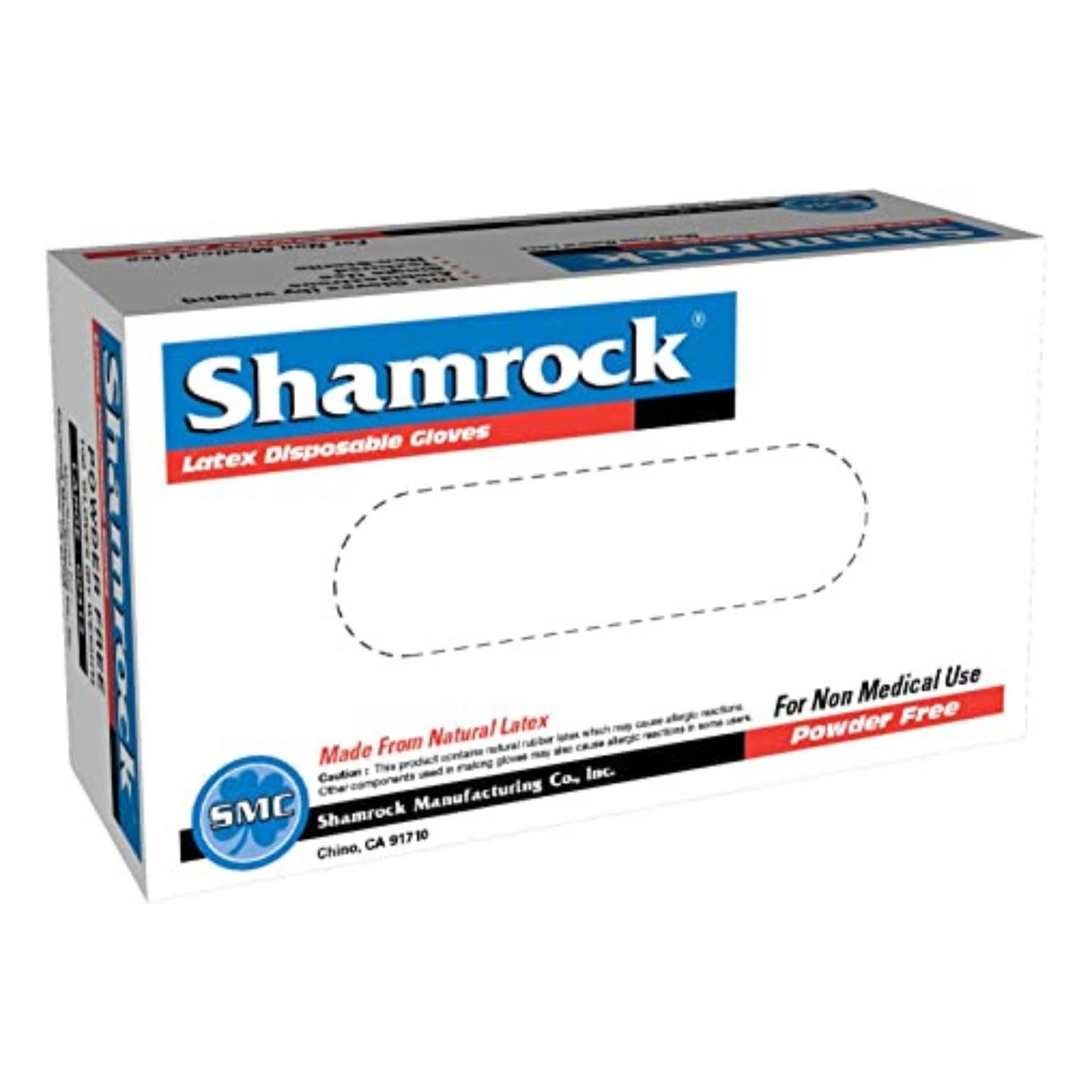 Shamrock Latex Hand Gloves Disposable Gloves Powder Free – 1 box of 100 gloves
