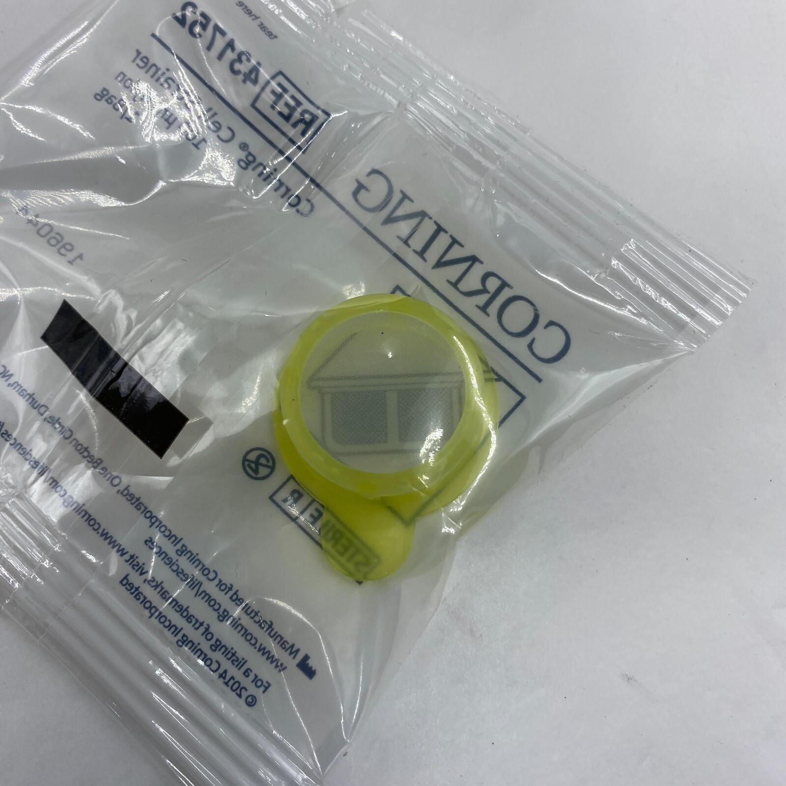 LOT OF 10 CORNING 431752 100µm Cell Strainer, Yellow, Sterile, Nylon 1/Bag New🎯
