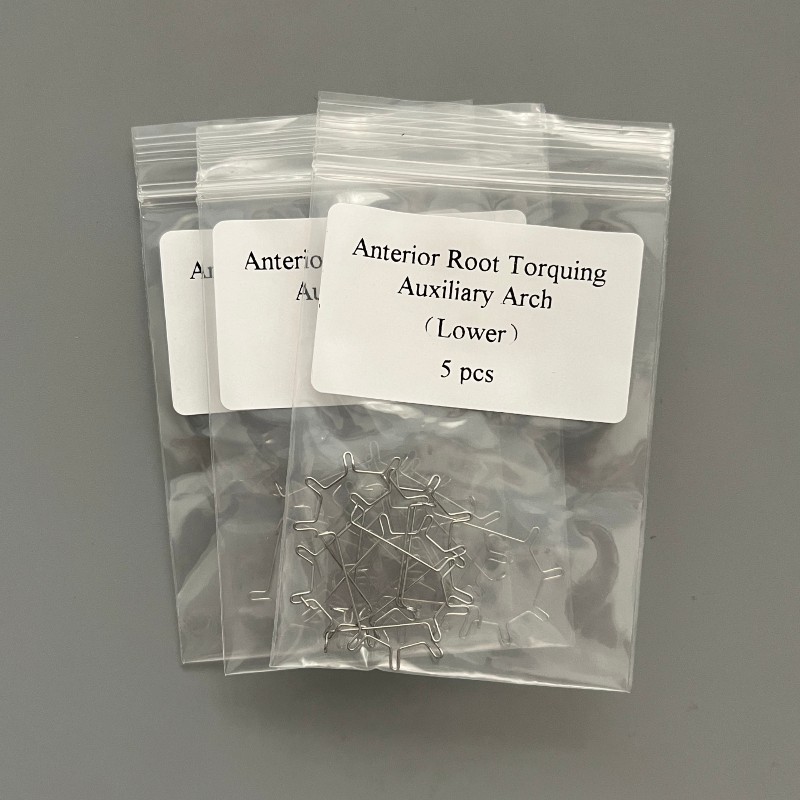 Dental Orthodontic Anterior Root Torquing Auxiliary Arch For Lower 5Pcs/Pack