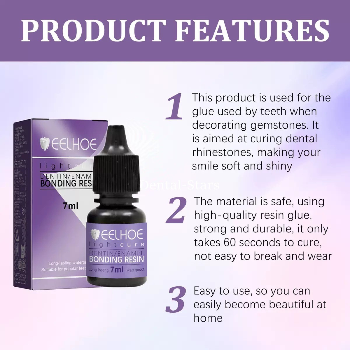 Dental Light Cure Universal Dentin Enamel Bonding Resin Adhesive 7ml/Bottle
