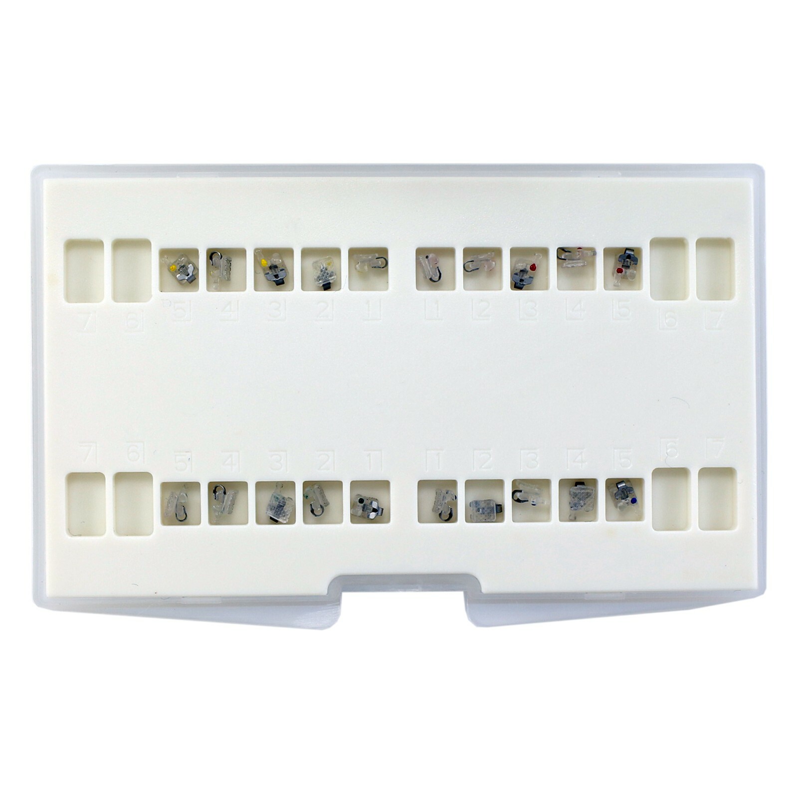 Orthodontic Self Ligating Ceramic Bracket Aesthetic AO Empower Clear Style Roth