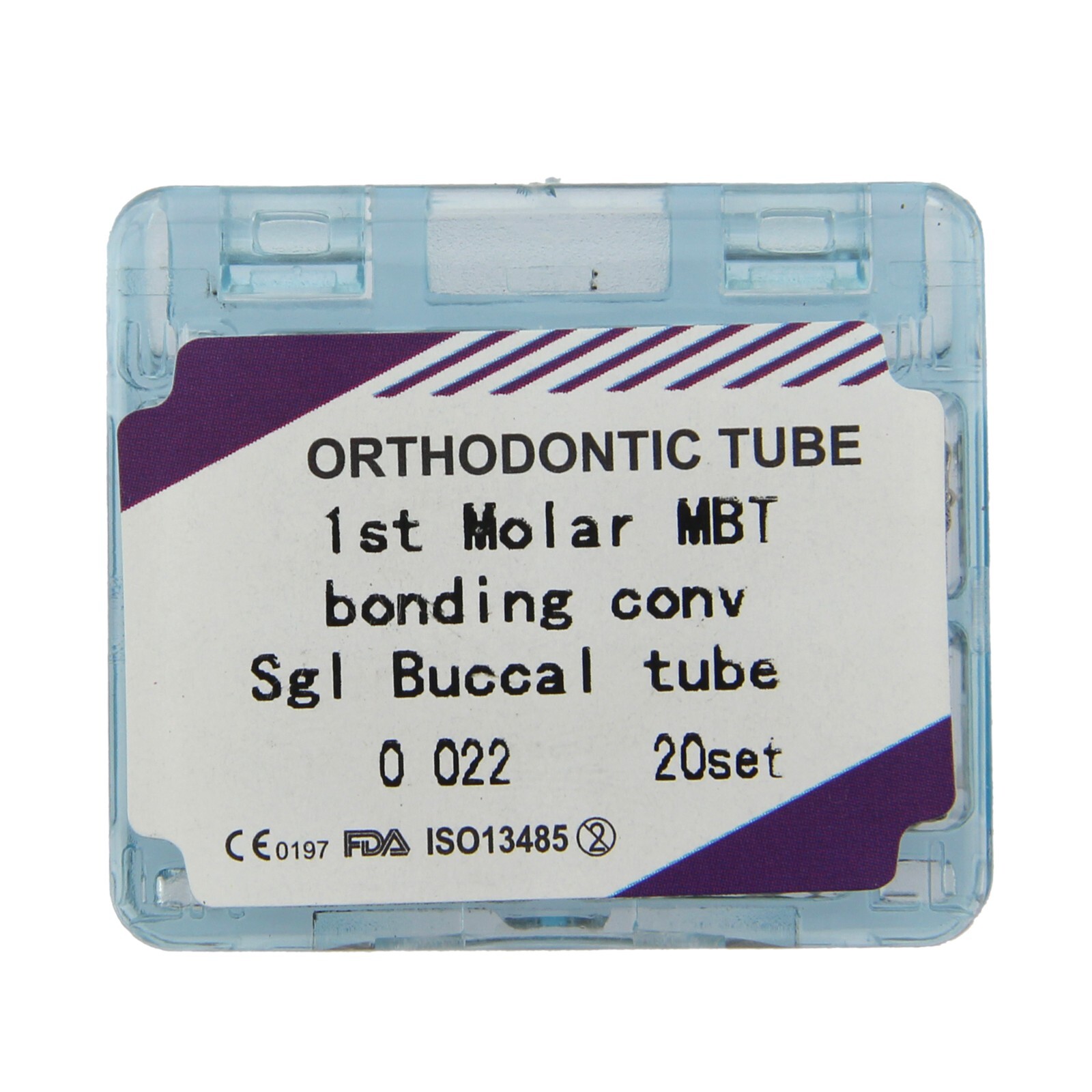 20Types Dental Orthodontic Buccal Tubes 1st 2nd Molar Bracket Bondable Roth MBT