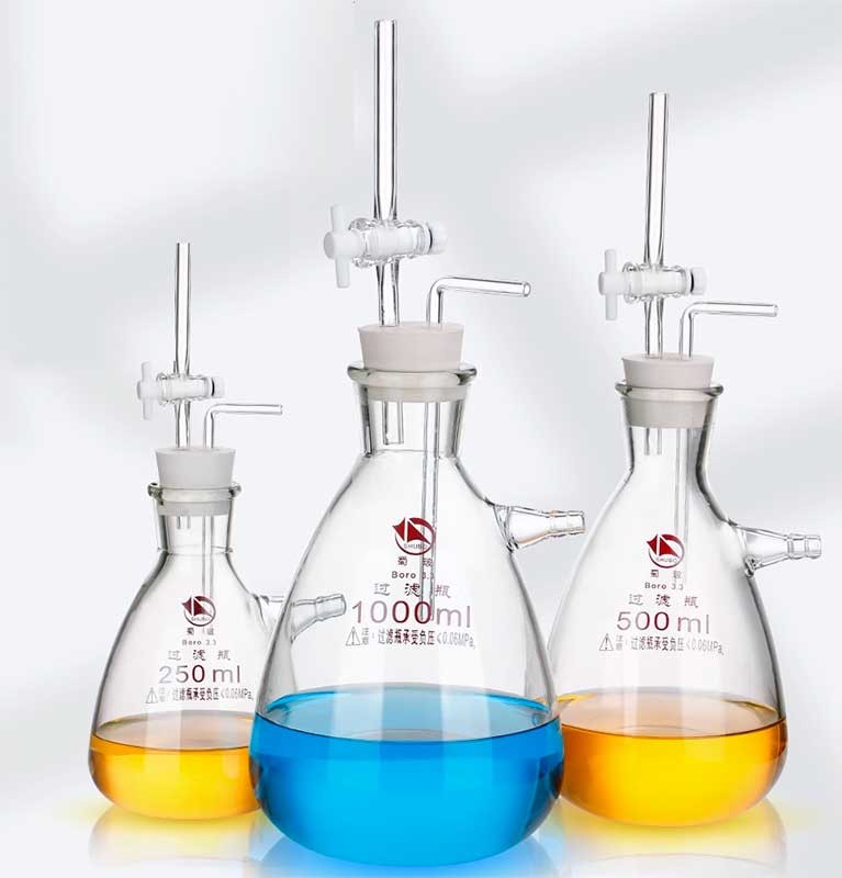 Lab Supply Glass Buffer Bottles 250ml-5000ml Anti-Backflow Decompression ca