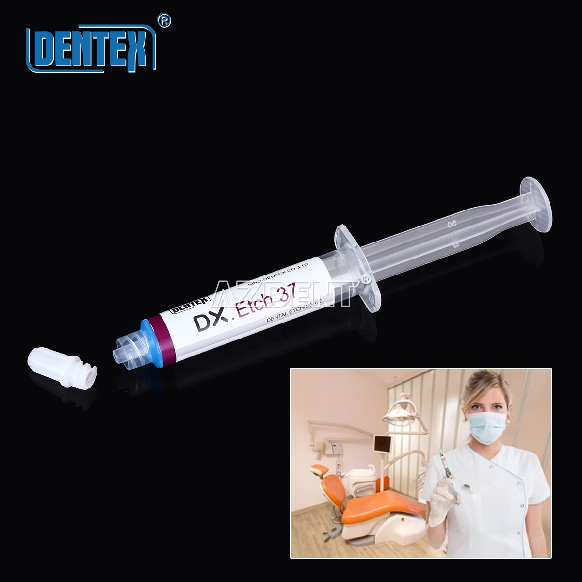 Incisione dentale dell’acido fosforico 37% Silica Blue Gel per adesivo & resina