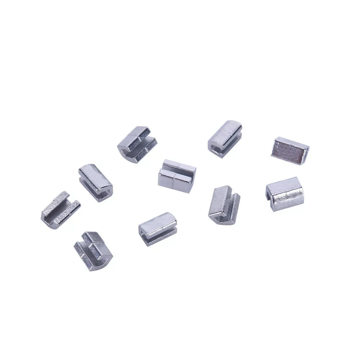 10Pcs/Pack Dental Orthodontic Stainless Stee Crimpable Hooks Stops Opened Type