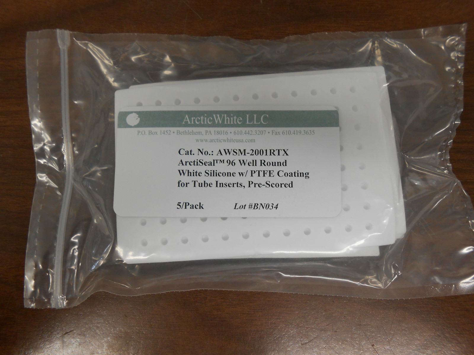 ARCTIC WHITE LLC AWSM-2001RTX ARCTISEAL 96 WELL SEALING MATS 5pk