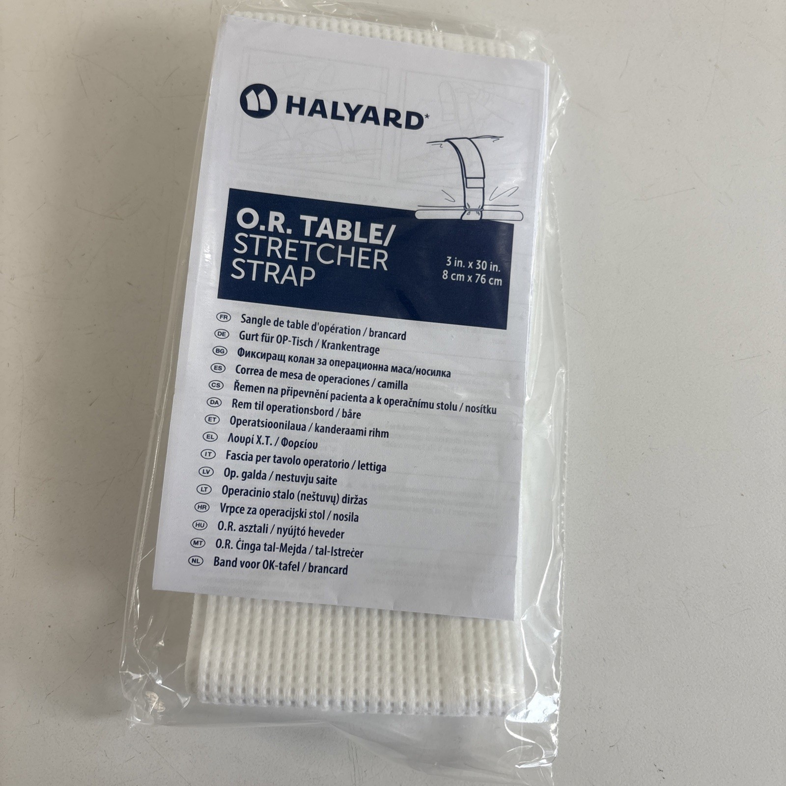 Halyard 54800 O.R. Table Stretcher Strap 3in x 36in 24CT