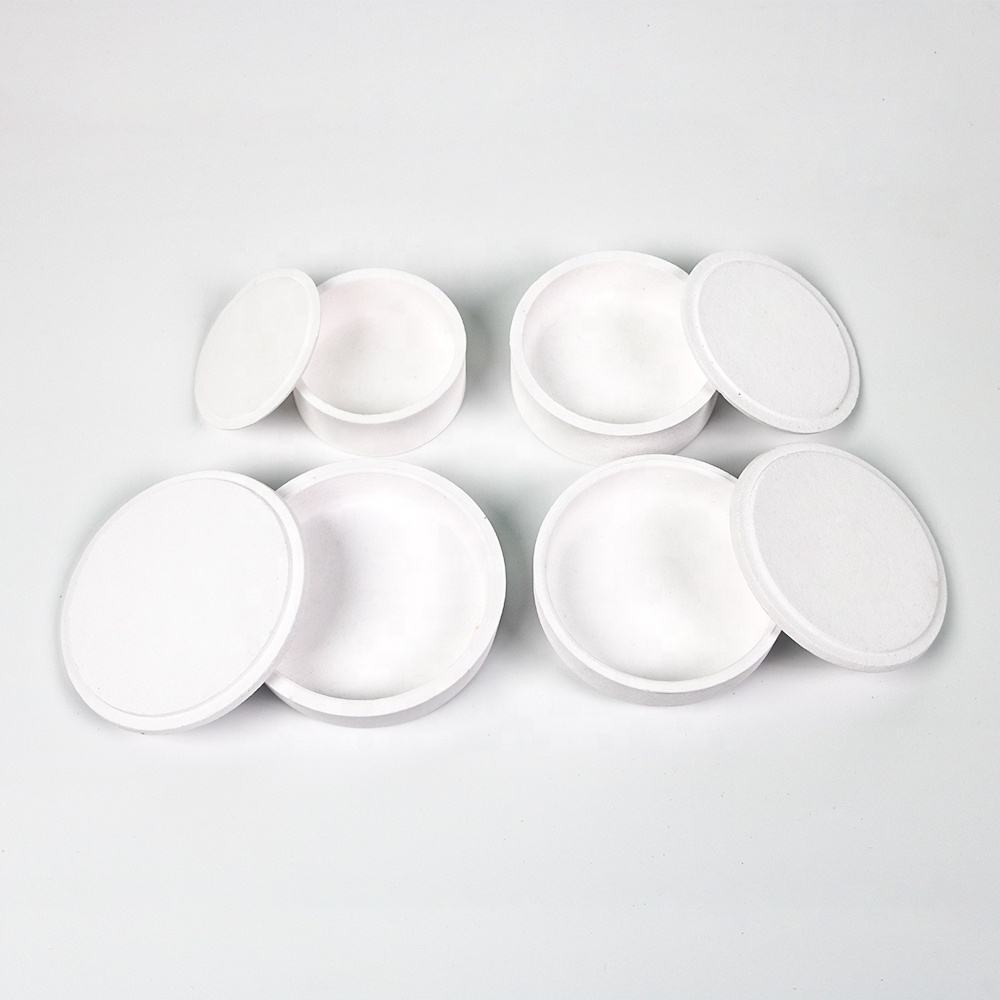 Dental Lab Zirconia Sintering Trays Round Crucible with Cover