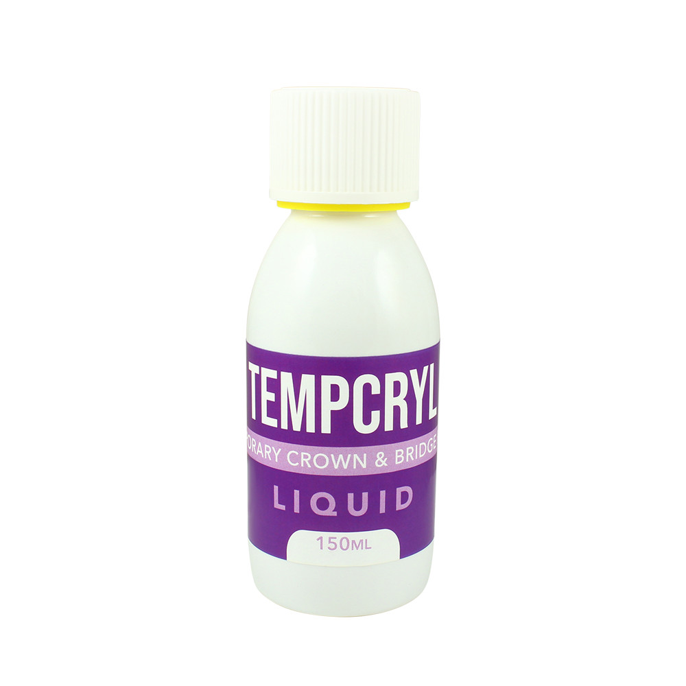 1x Dental Tempcryl Self Curing Acrylic Resin Set Powder 100g & Liquid 150ml A3.5
