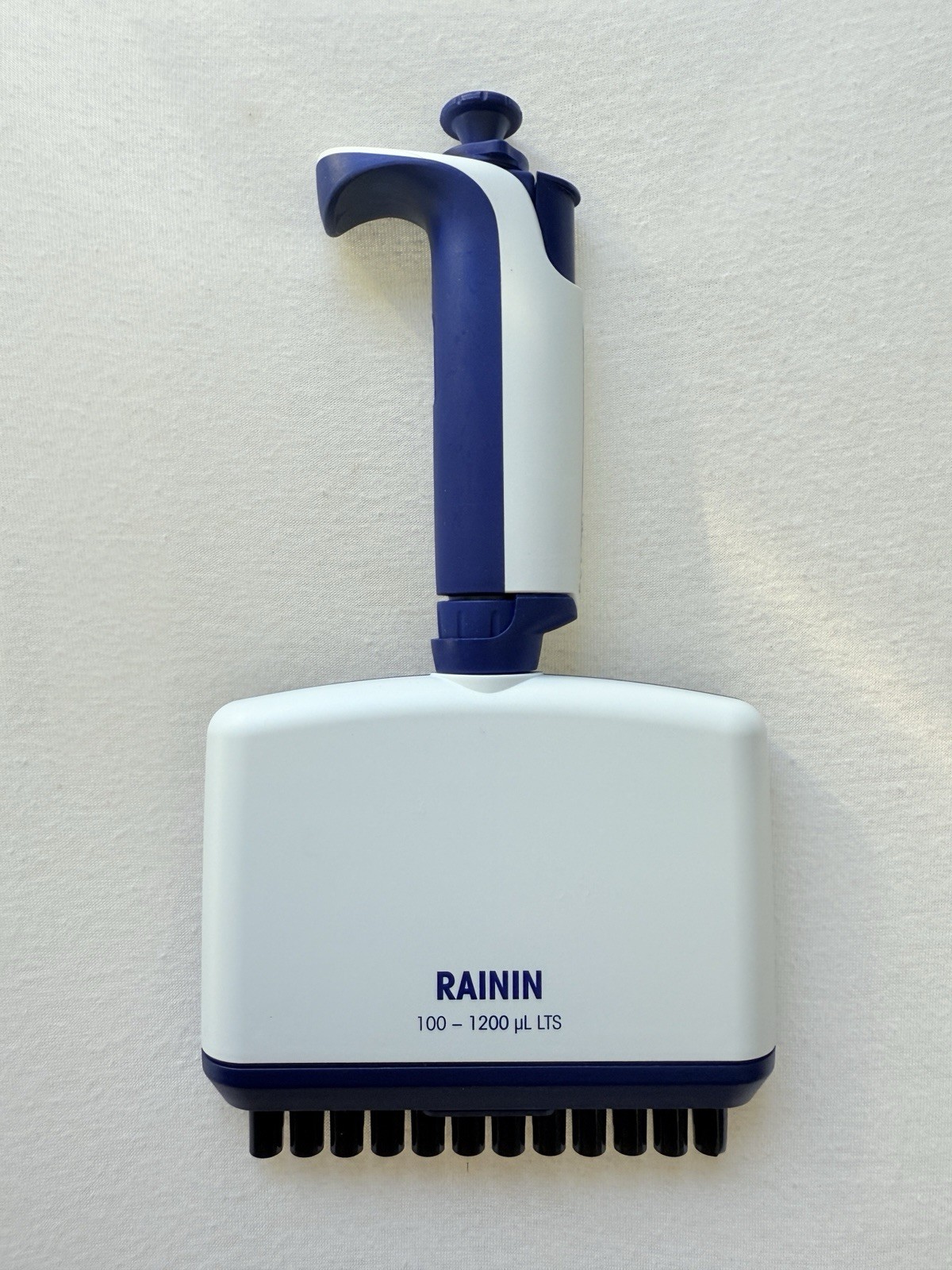 RAININ Pipet-Lite L-1200 XLS 100-1200uL LTS Multi Adjustable 12-Channel Pipette
