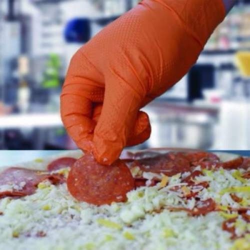 100 Ct Xtreme Diamond Textured Nitrile Gloves medium Food Cleaning Automotive