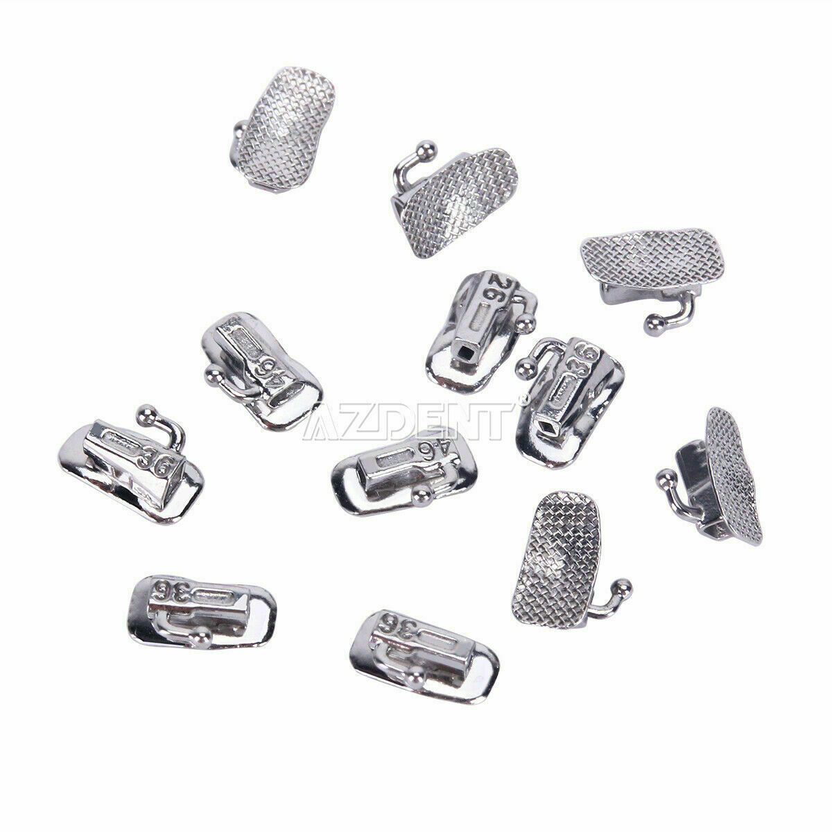 Dental Buccal Tube Roth.022 Non-Convertible Bondable 1st Molar Orthodontic