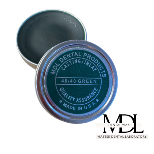 3 Pack Casting Inlay MDL Wax 40/40 Green 60/60 Blue 80/80 Red Dental Lab Wax