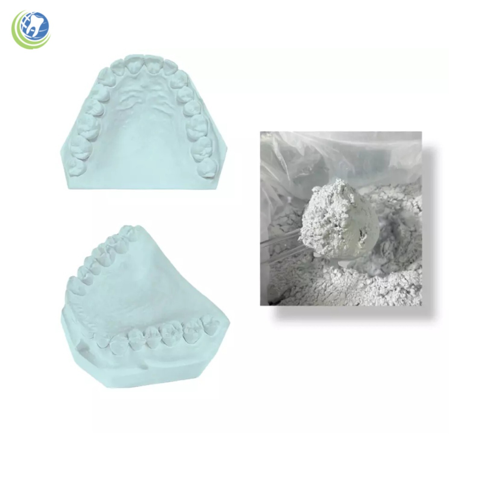 DENTAL GYPSUM DIE STONE TYPE IV BLUE HIGH STRENGTH COMPOUND LOW EXPANSION 3 Lbs