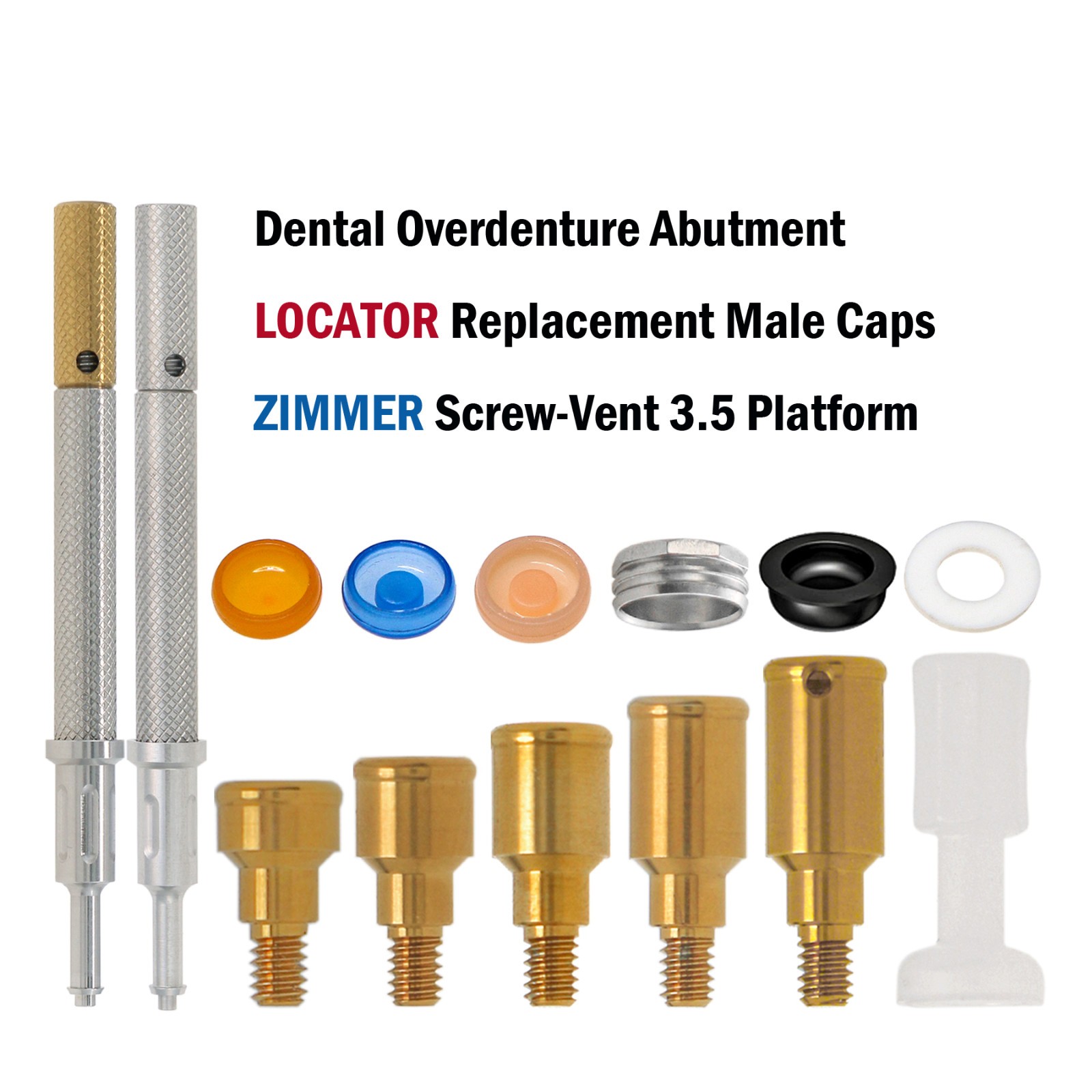 Dental Core Tool Ø3.5mm for BEGO, Zimmer, MIS, Cortex, Adin Attachment Abutments