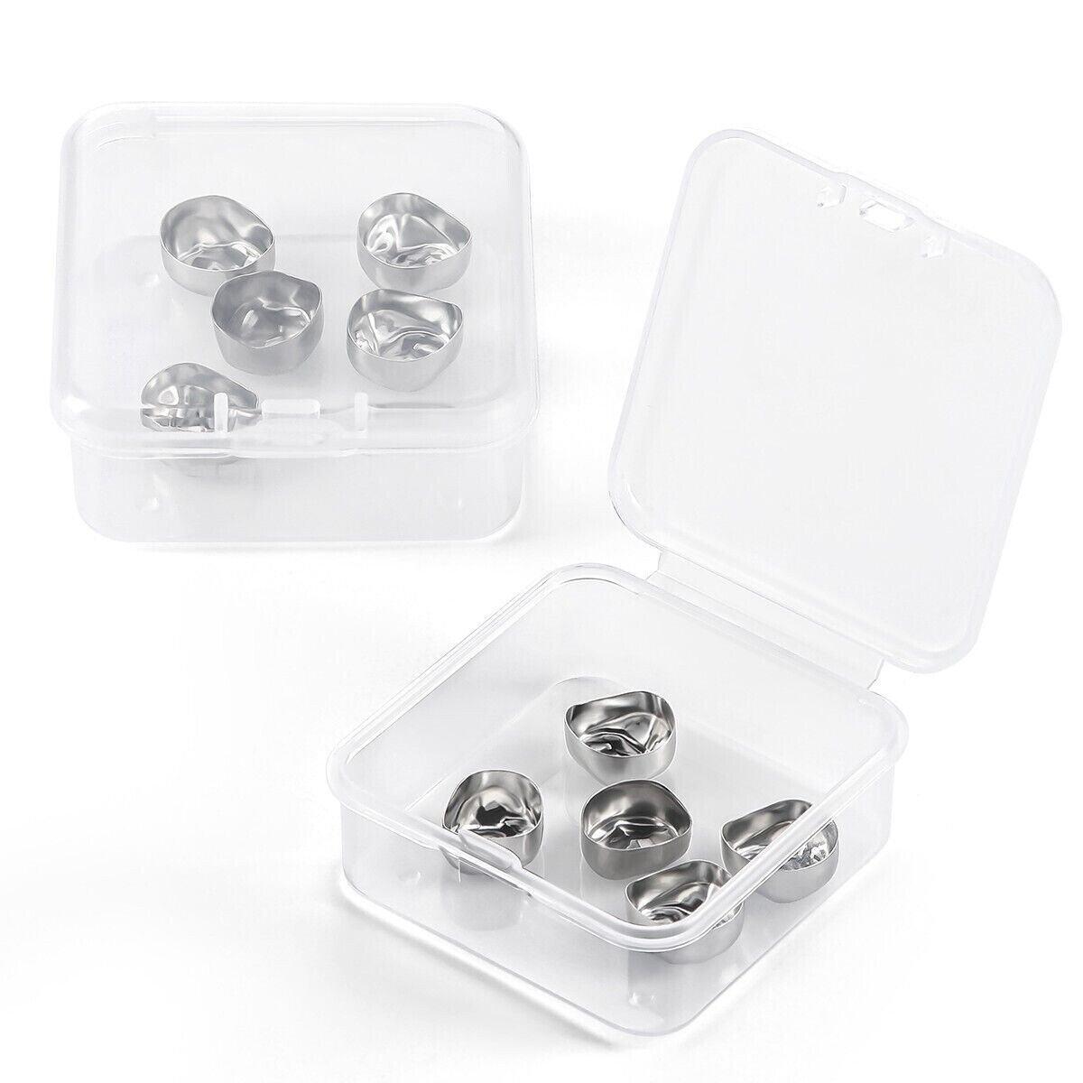 5 Pcs/Box Dental Stainless Steel Kids Primary Molar Crown Pediatric Metal Crowns